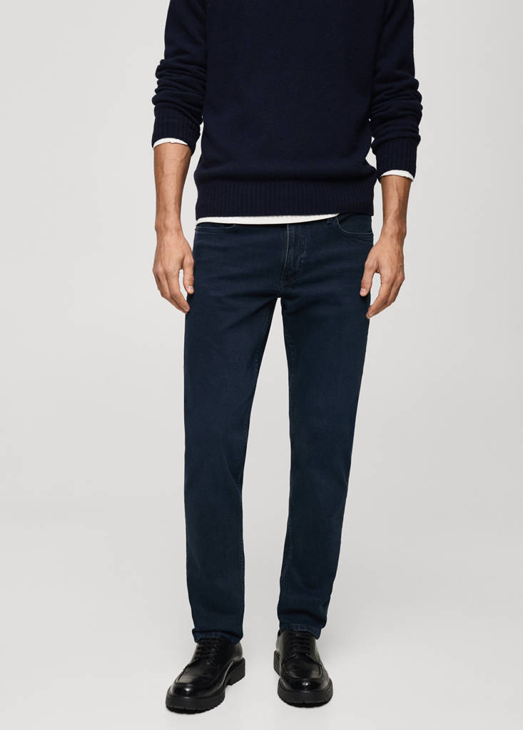Jan slim-fit jeans — Deep Dark Blue