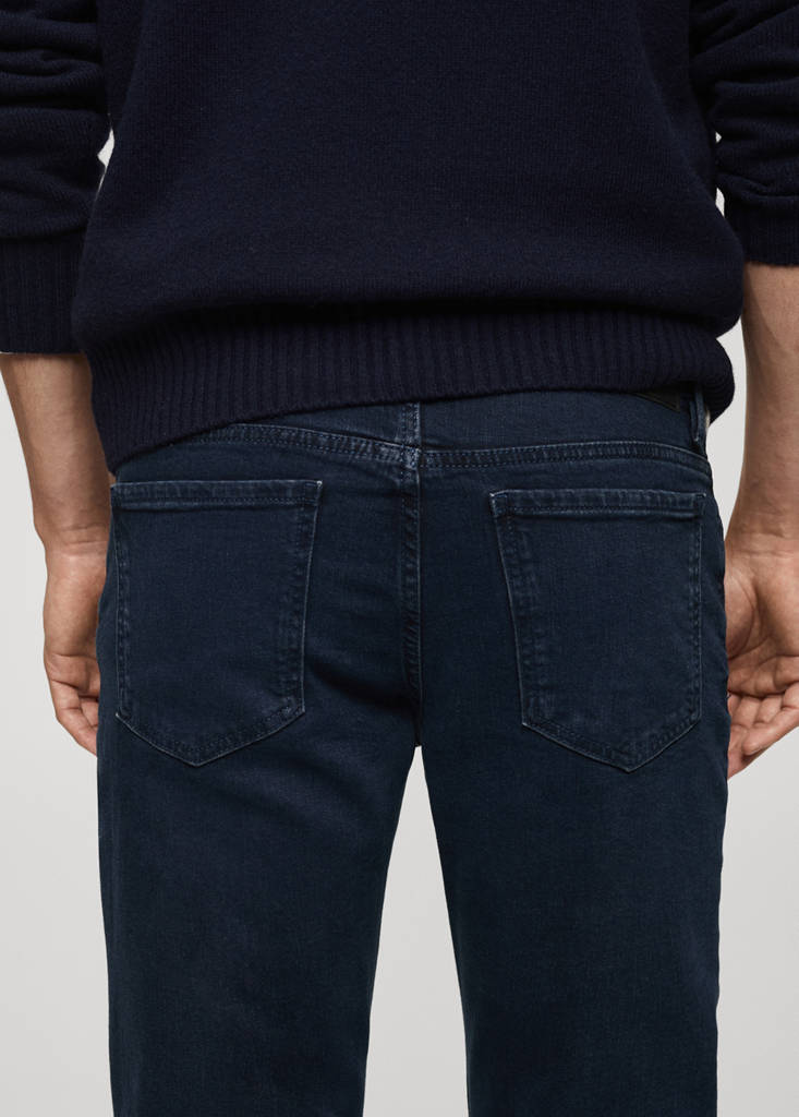 Jan slim-fit jeans — Deep Dark Blue