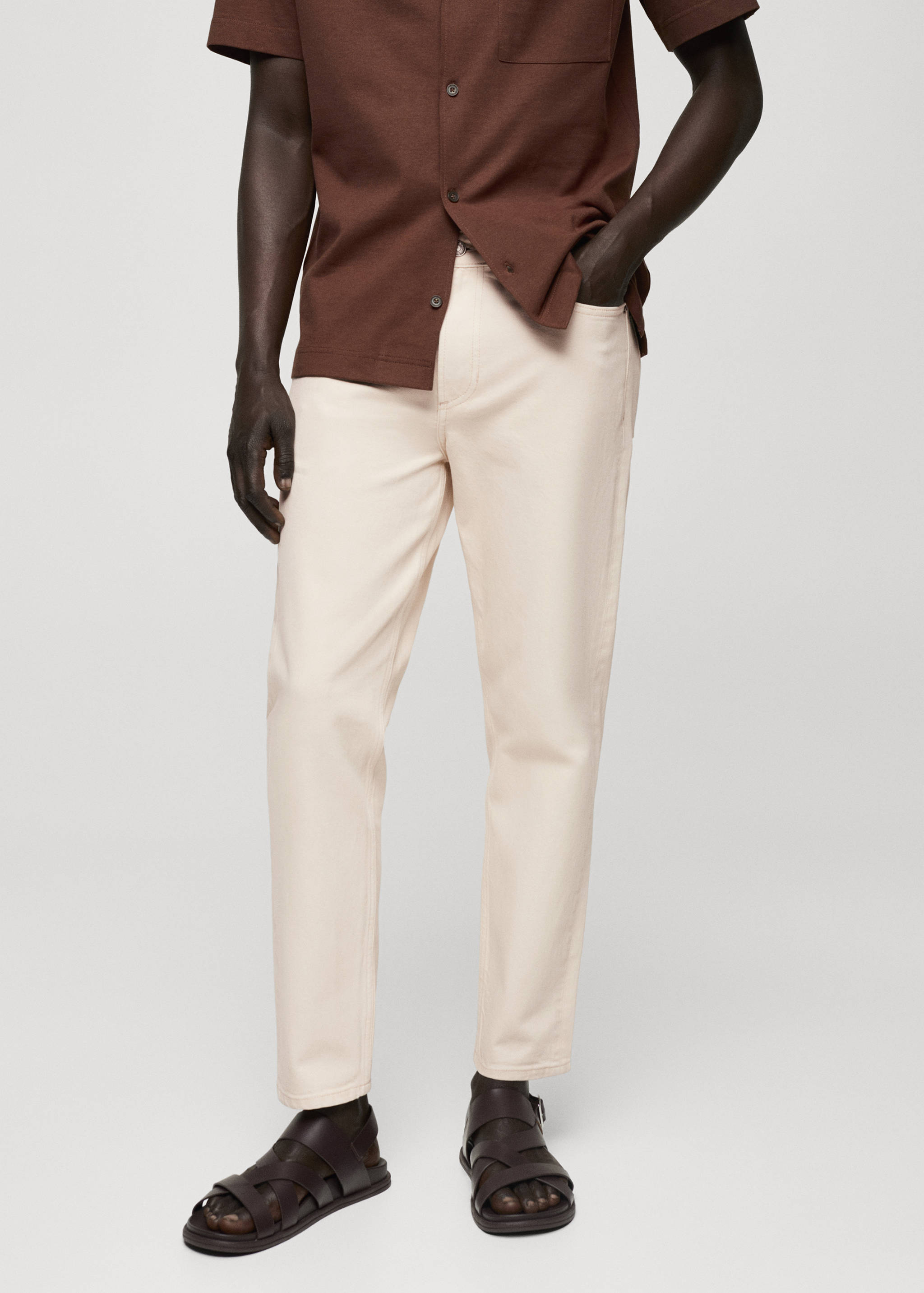 Jean Ben tapered-fit - Plan moyen