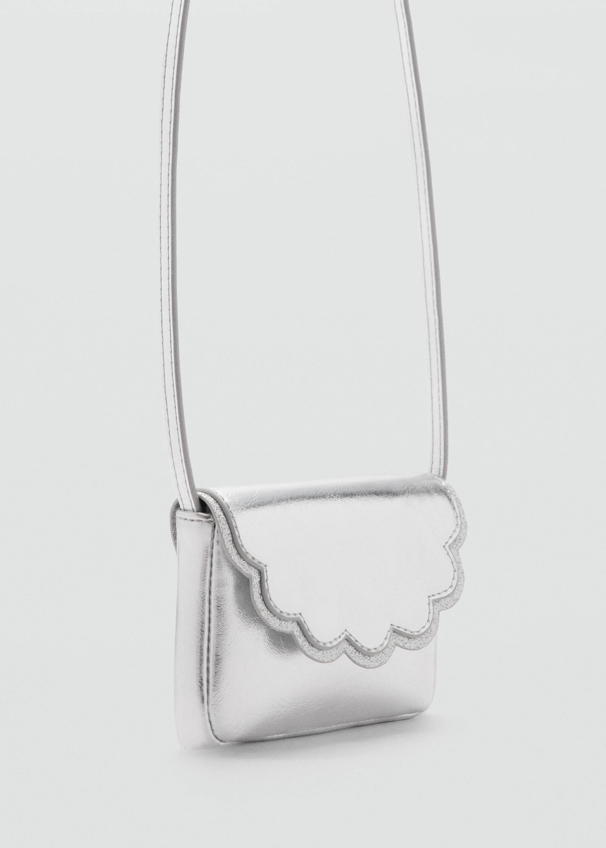 Metallic-effect bag - Medium plane