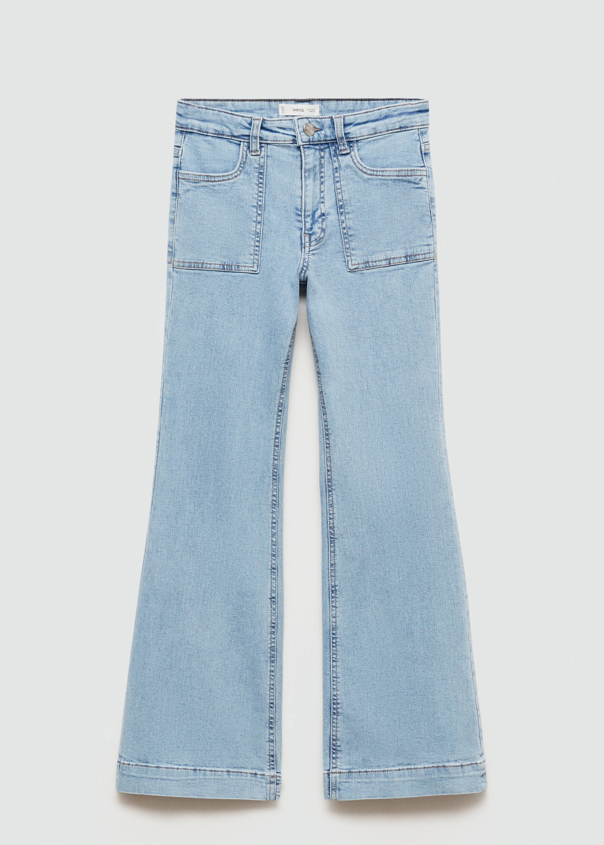 Jeans flare bolsillos - Artículo sin modelo