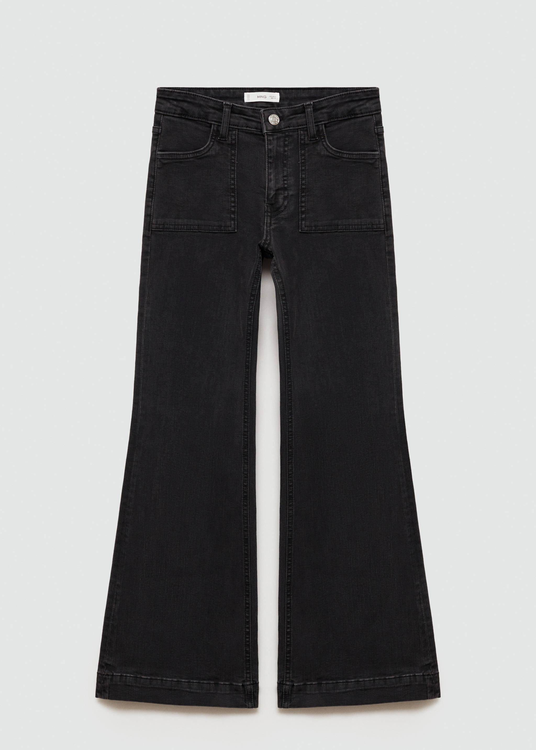 Flared jeans with pocket - Article without model