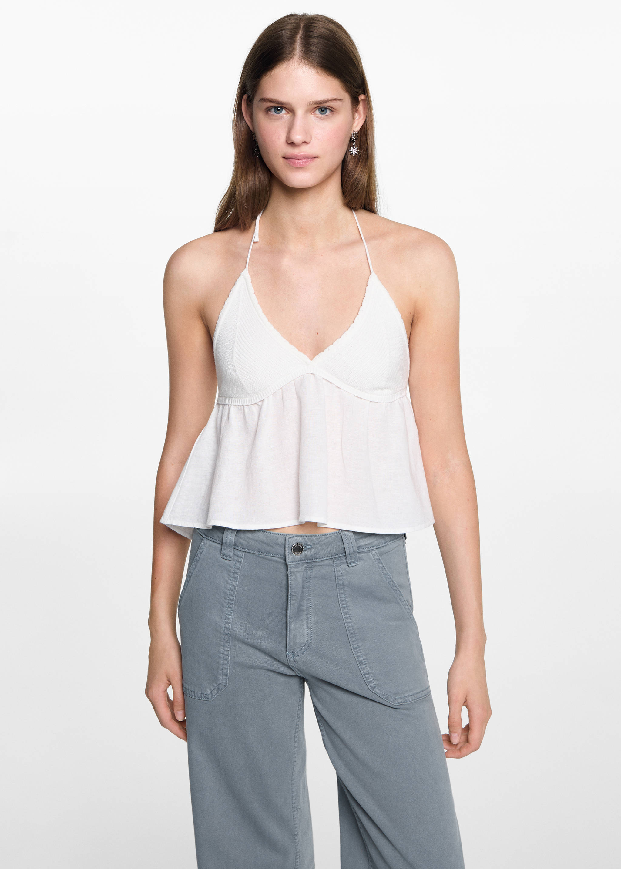 Culotte trousers with pockets - Details of the article 1