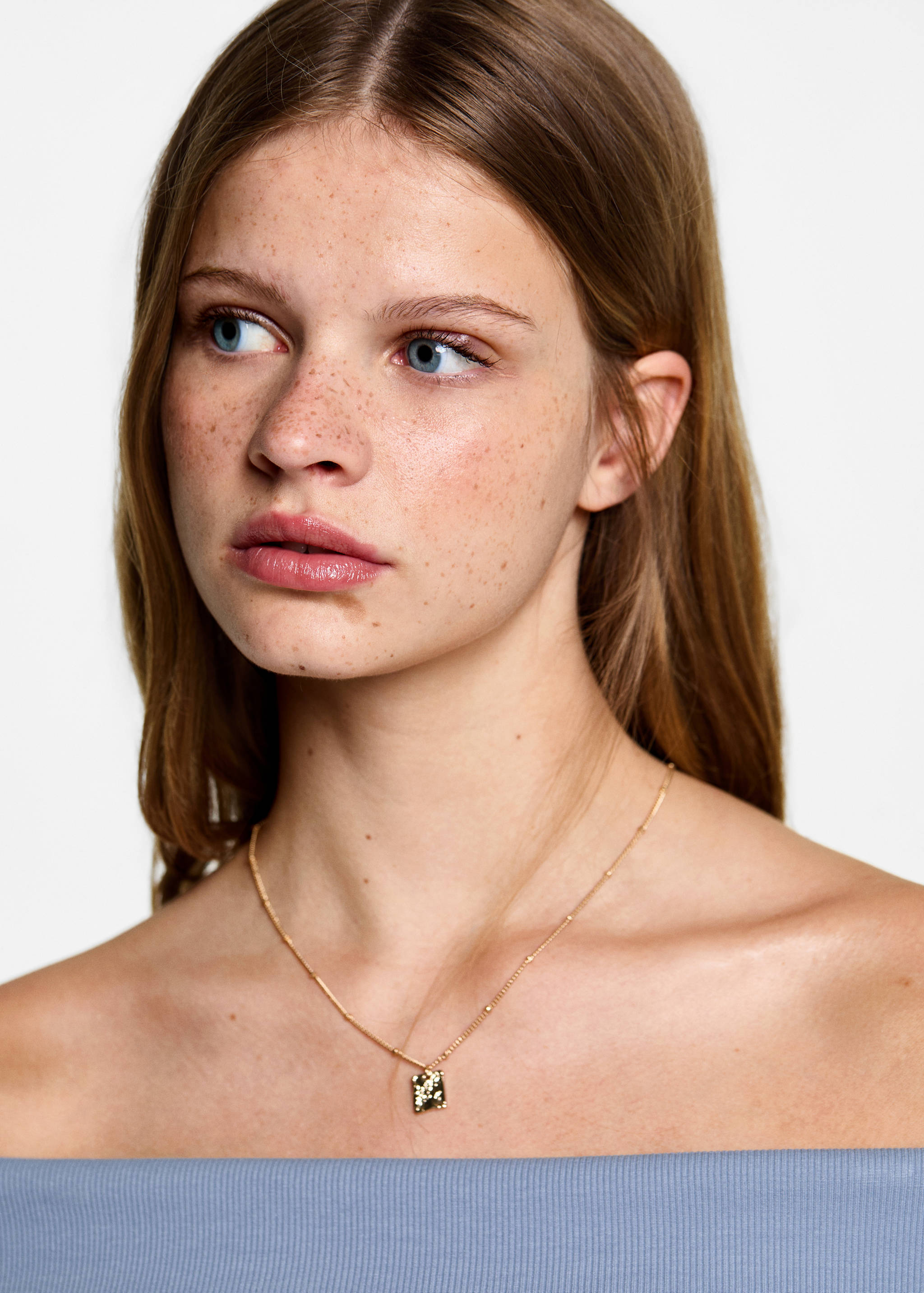 Top maille côtelée épaules dénudées - Détail de l'article 1