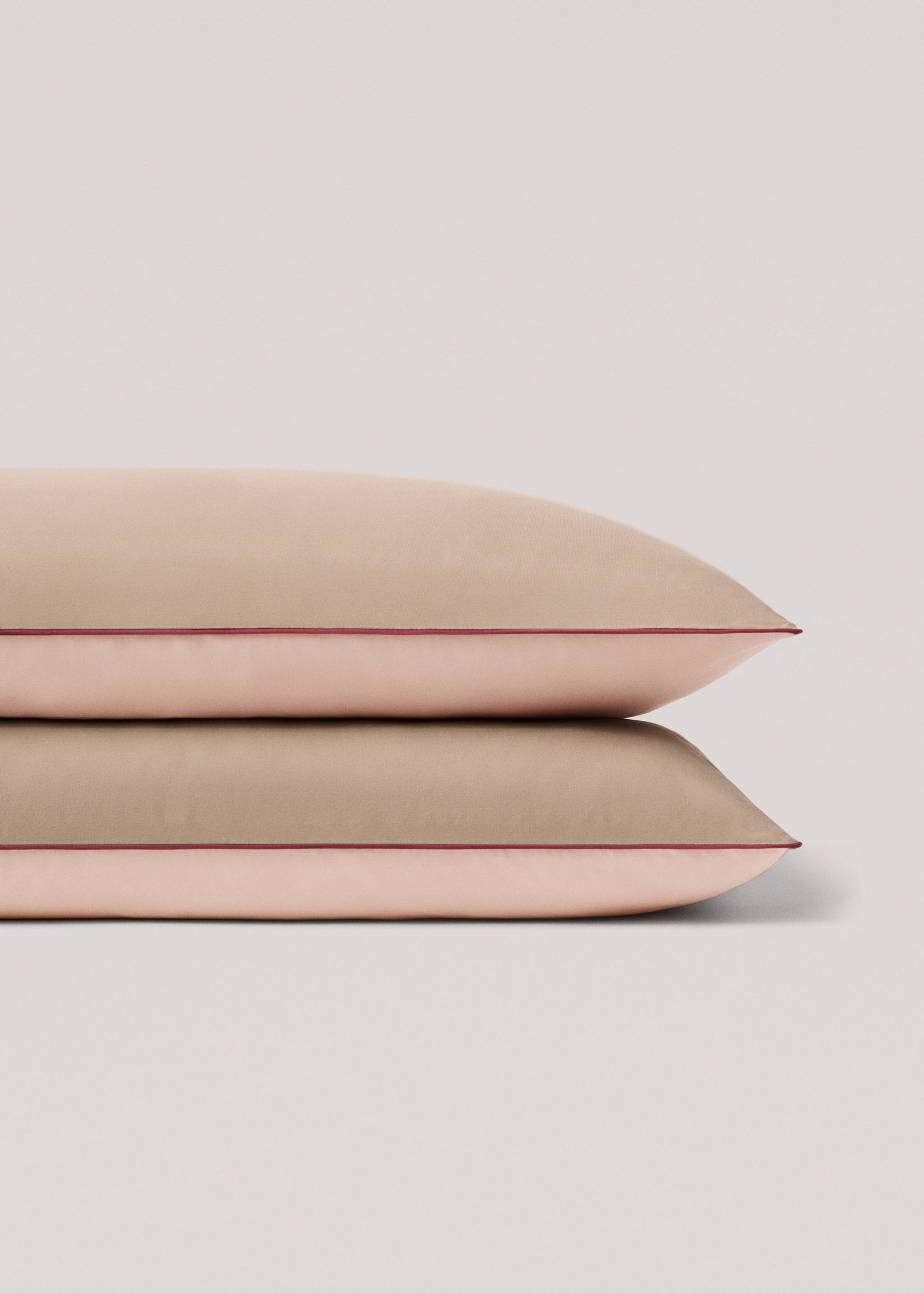 Two-tone reversible pillowcase 50x75cm - Details of the article 4