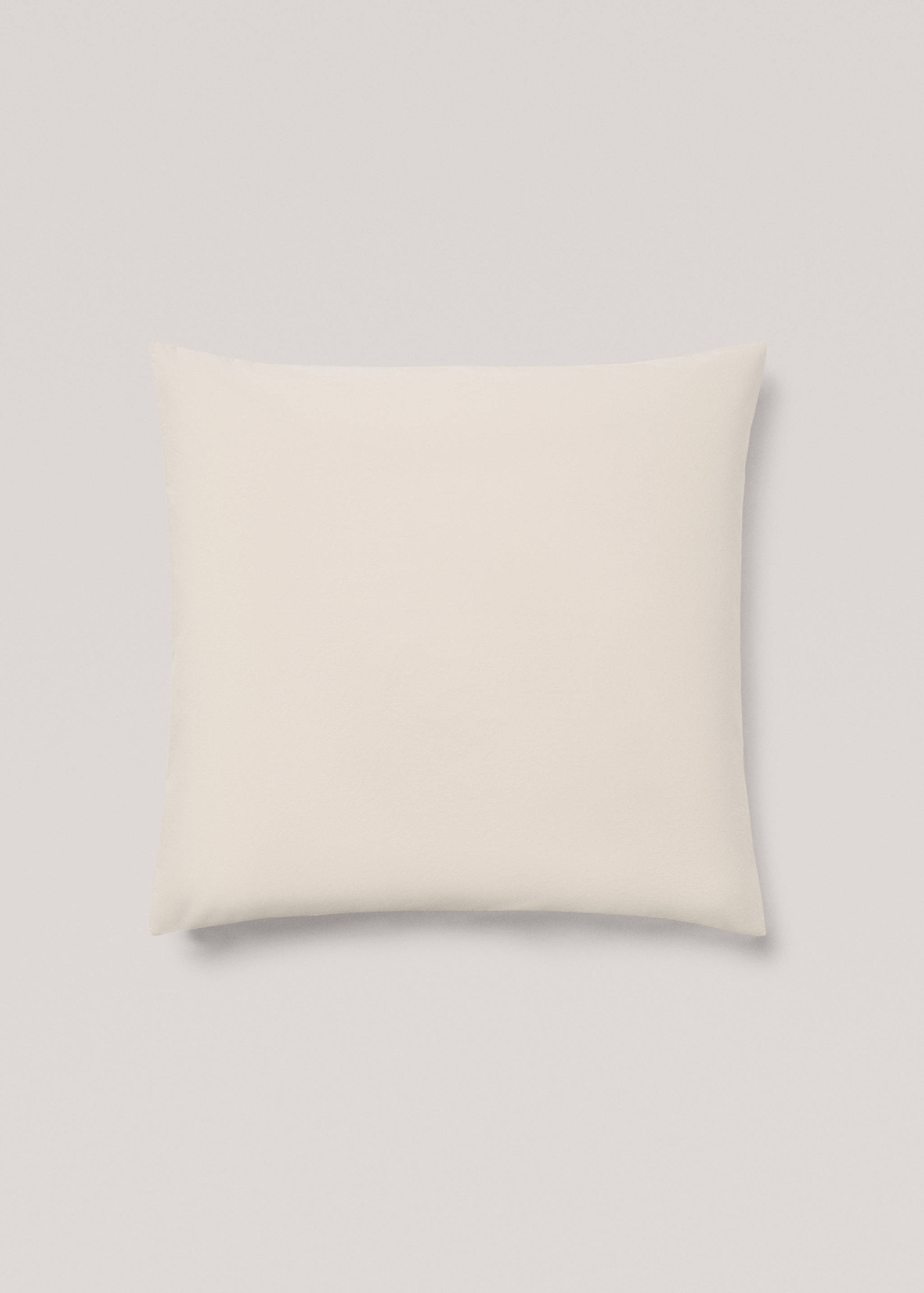 Washed cotton pillowcase 60x60cm - Товар без моделі
