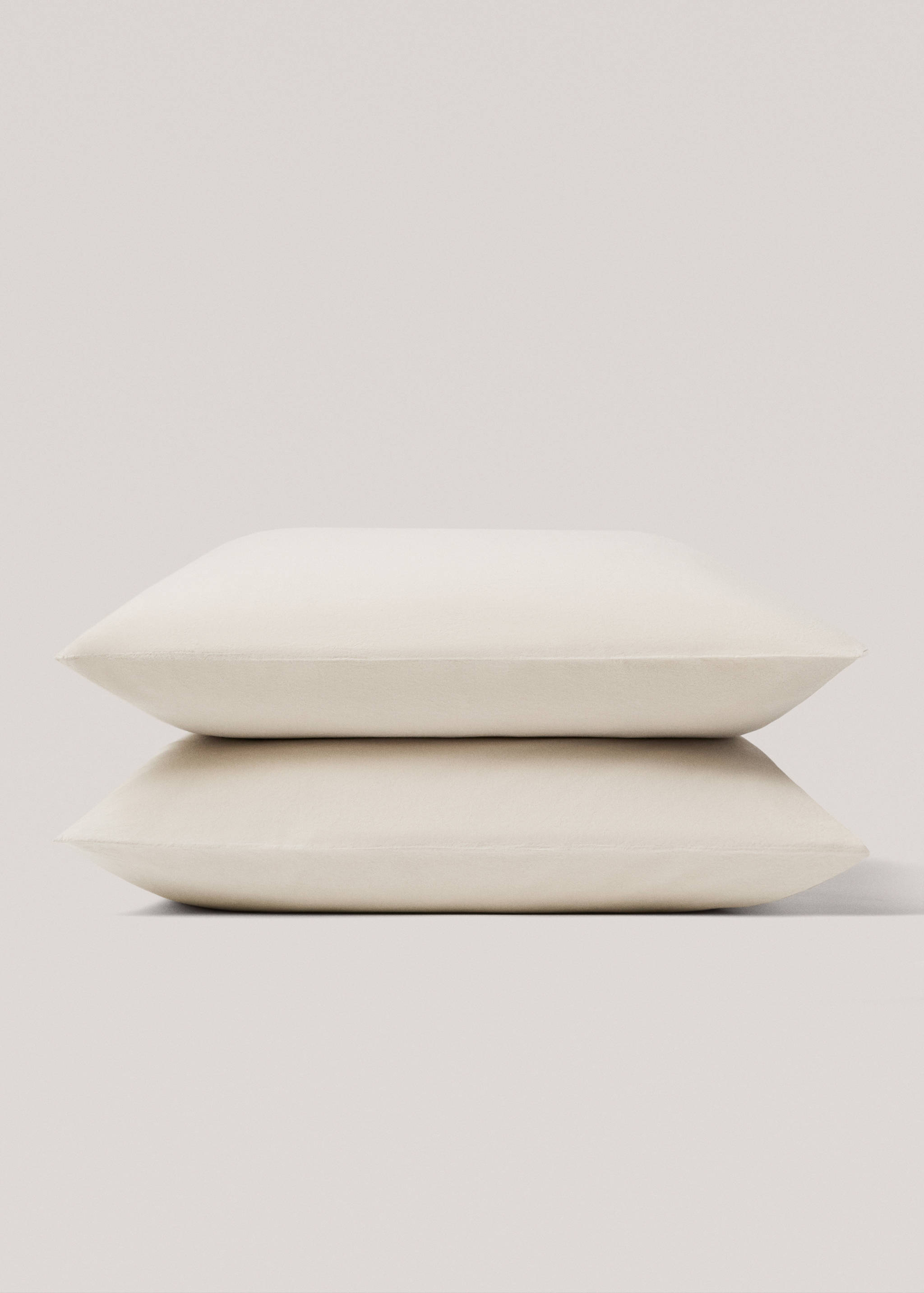 Washed cotton pillowcase 60x60cm - Детальніше про товар 1