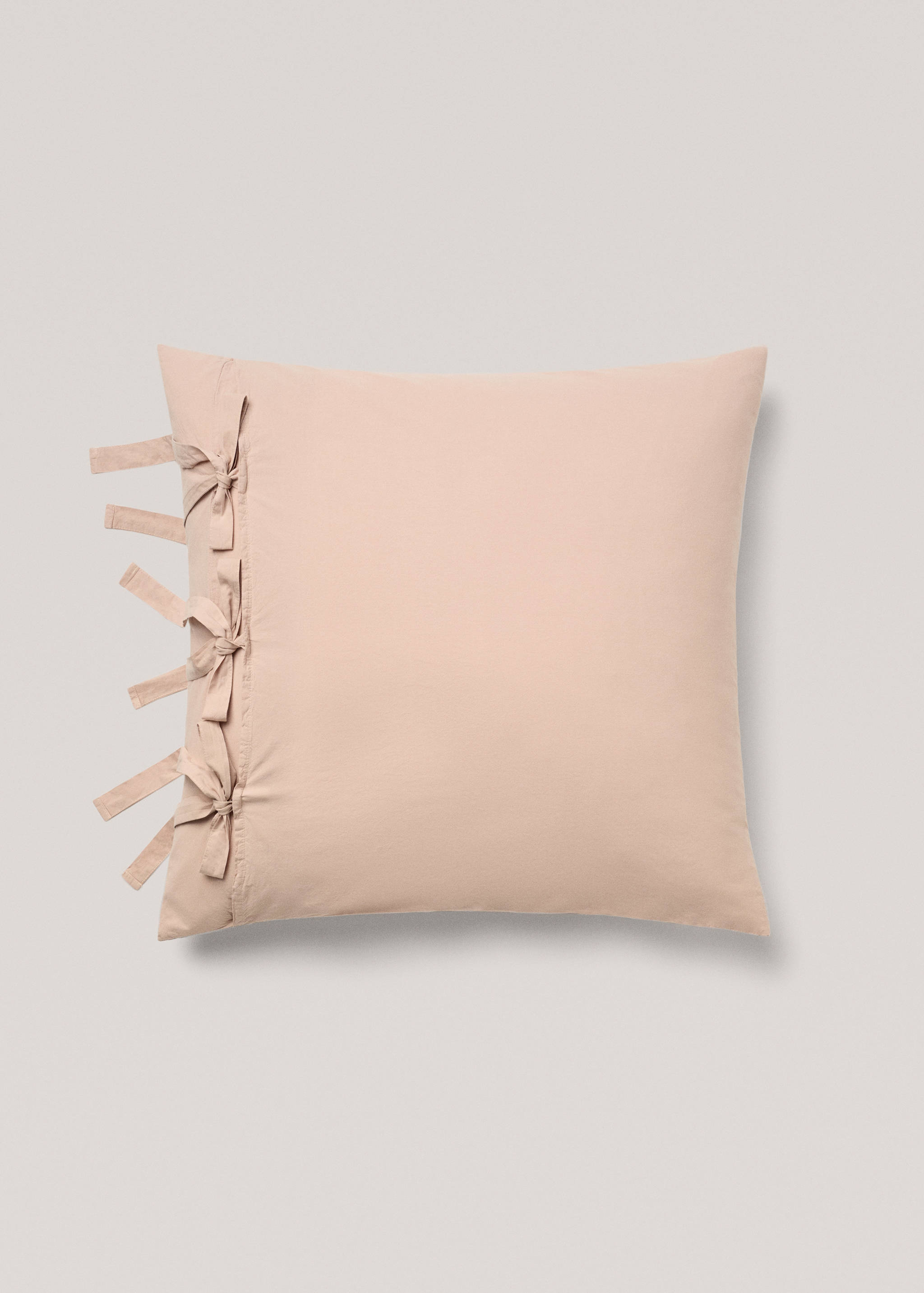 Washed cotton pillowcase 60x60cm - Детальніше про товар 1