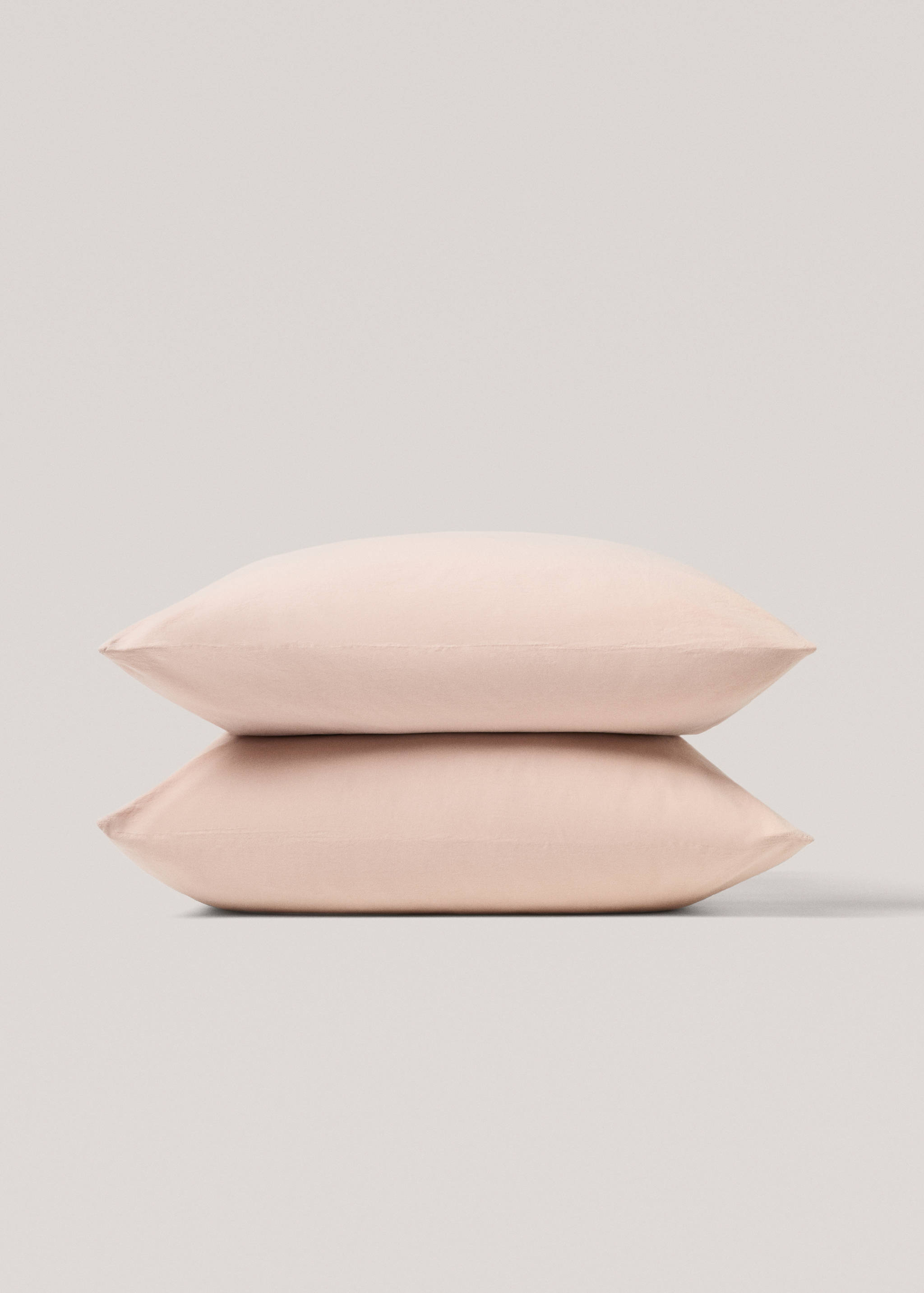 Washed cotton pillowcase 60x60cm - Детальніше про товар 4