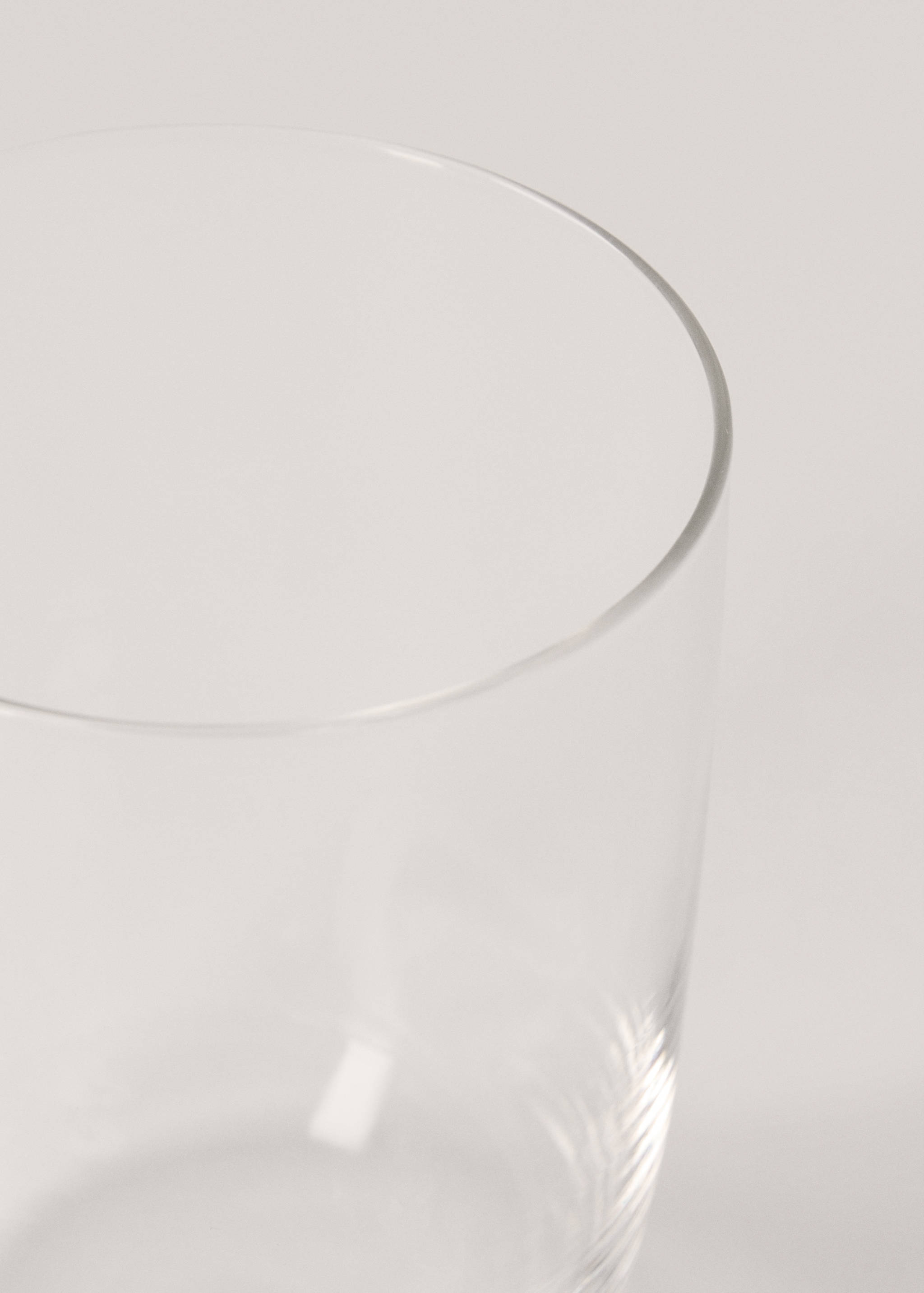 Kleines Borosilikat-Trinkglas mit glattem  Design - Detail des Artikels 1