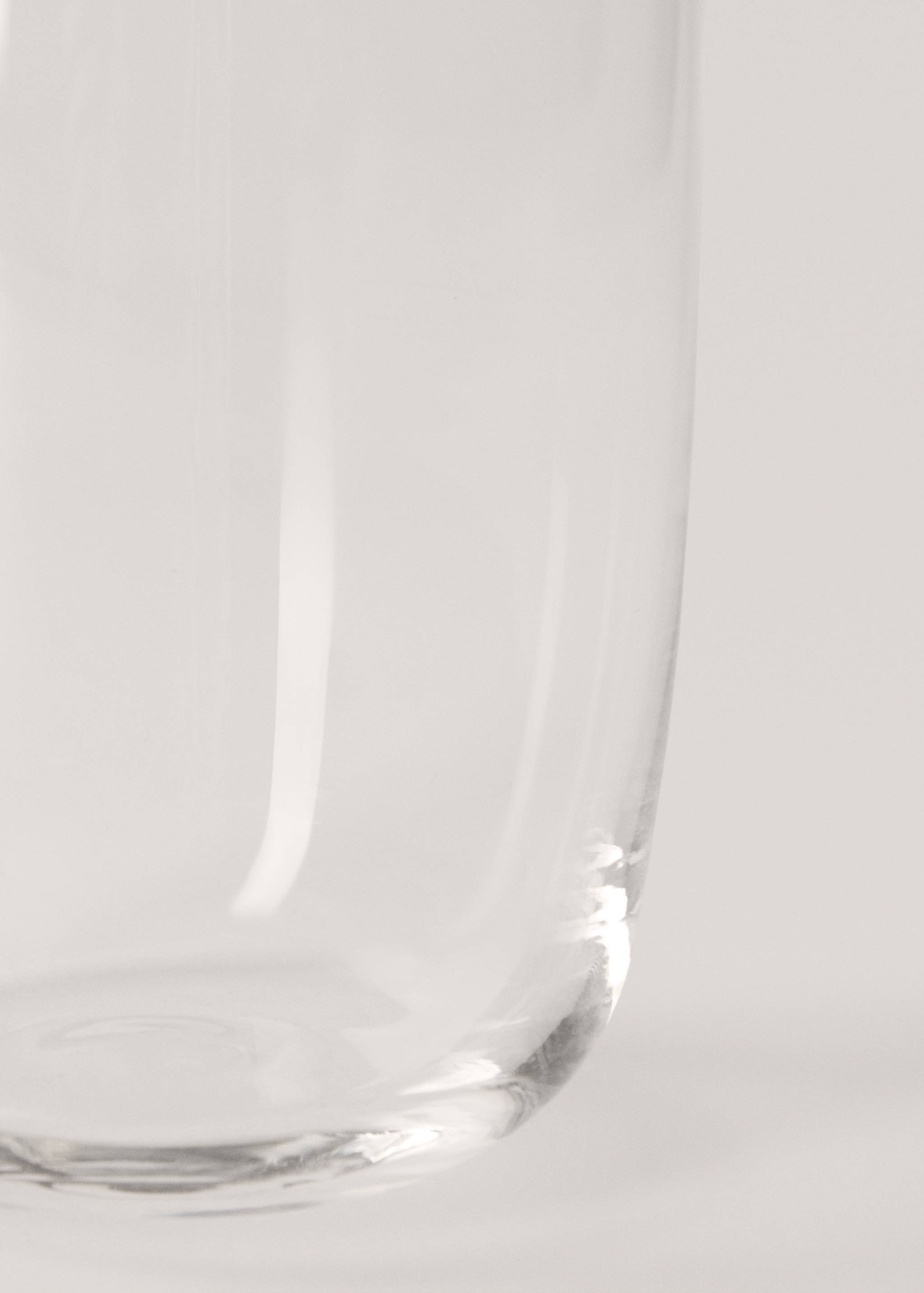 Kleines Borosilikat-Trinkglas mit glattem  Design - Detail des Artikels 2