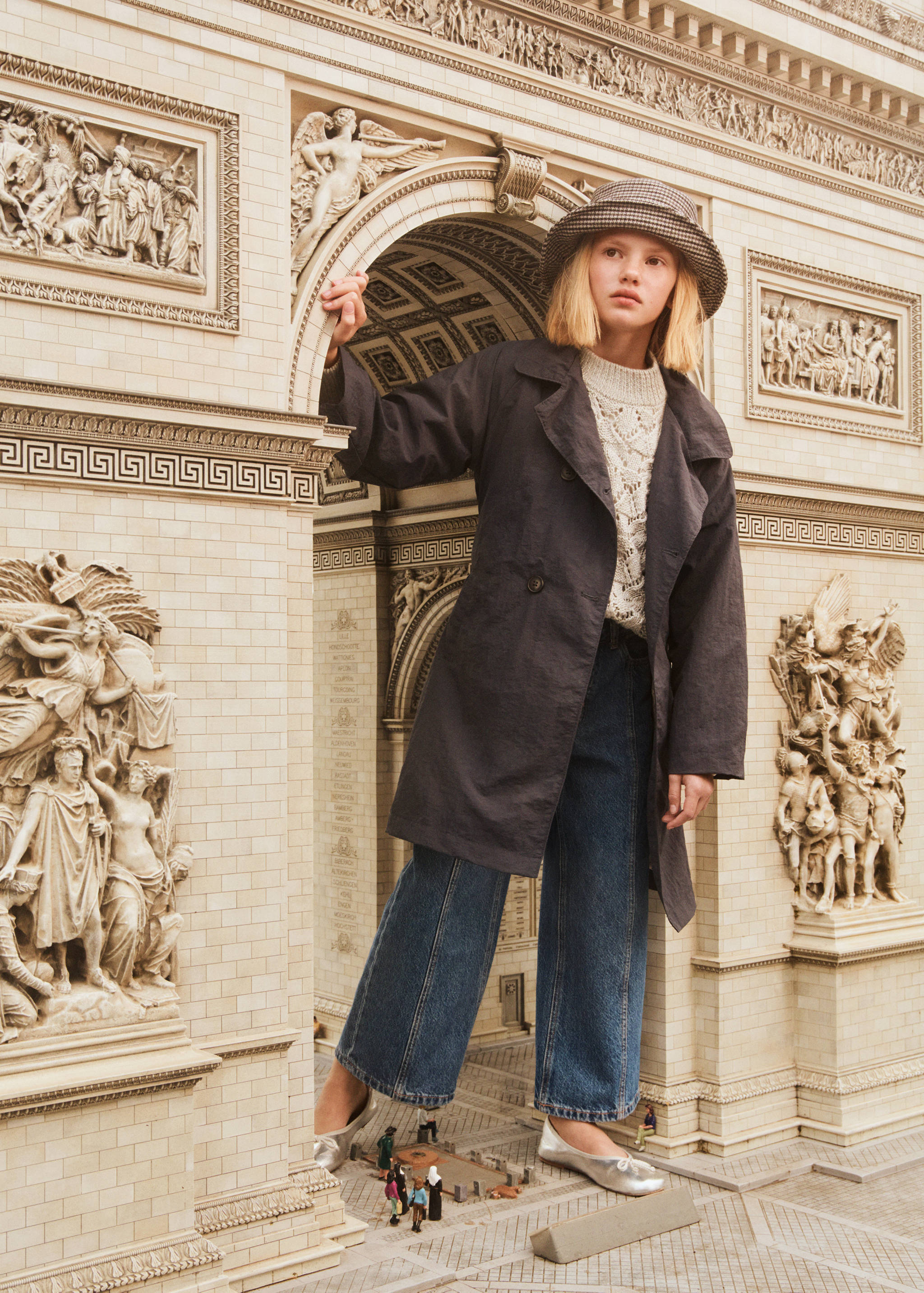 Jeans culotte mid-waist comfort - Details of the article 7