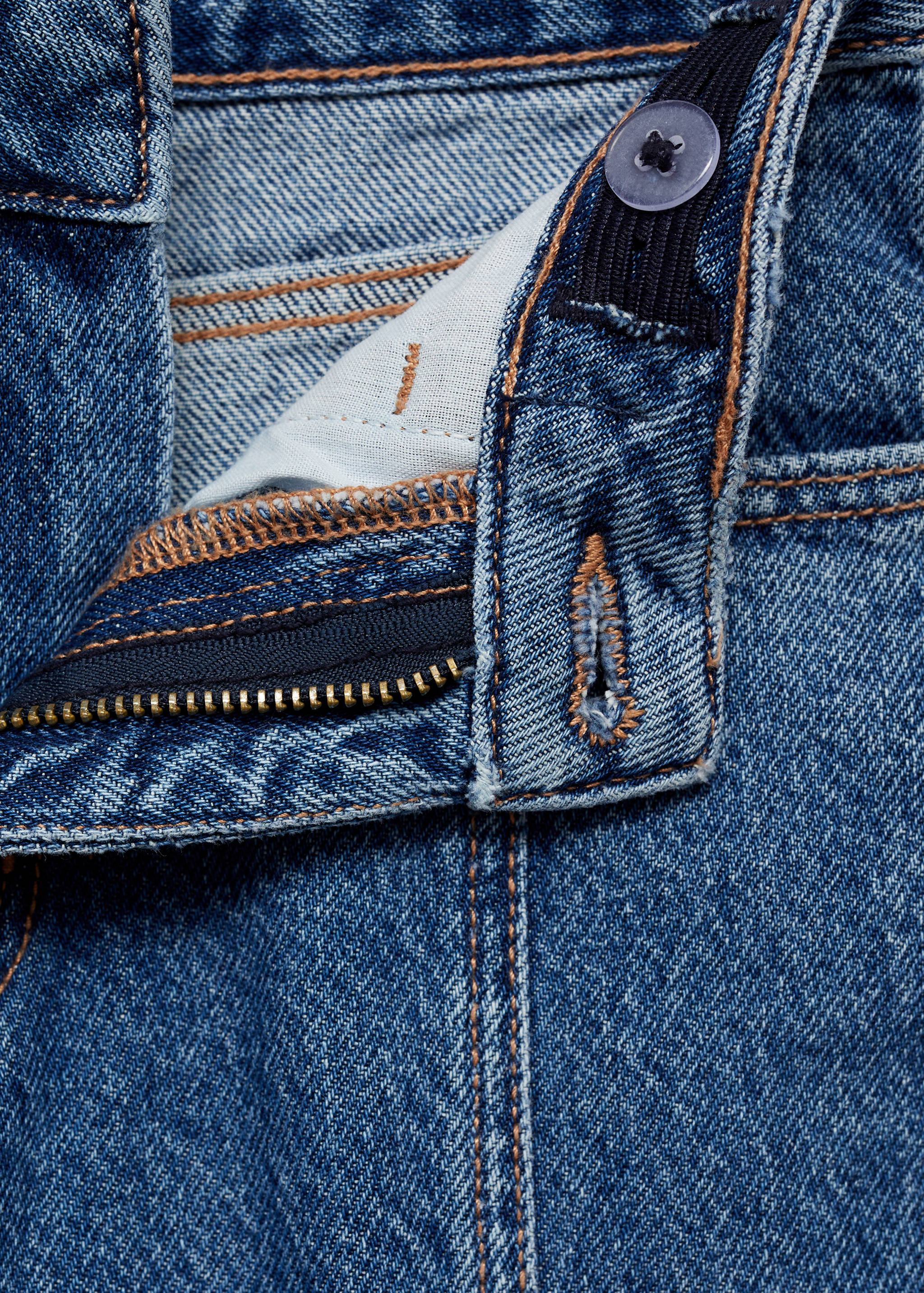 Jeans culotte mid-waist comfort - Details of the article 0