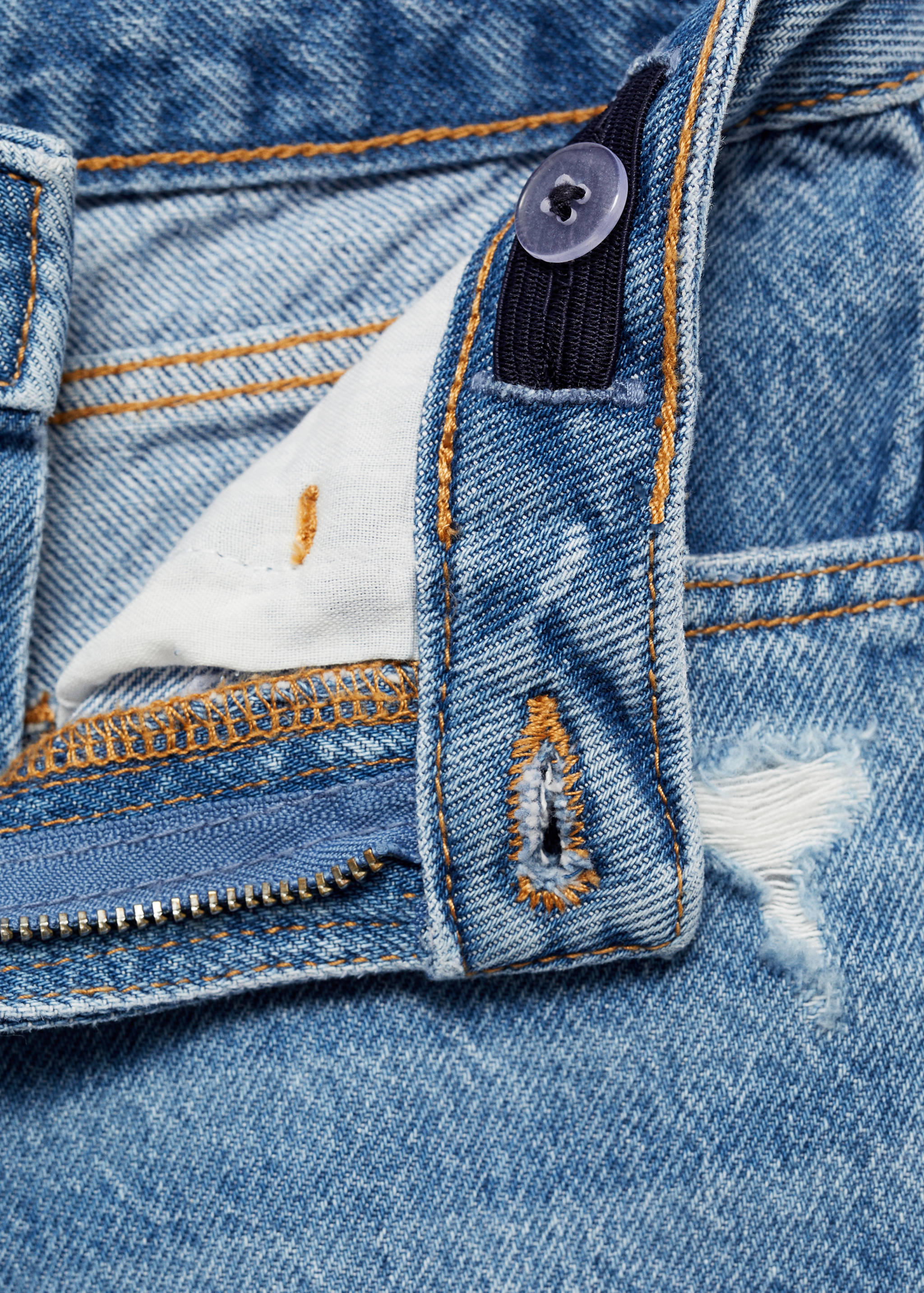 Jeans culotte mid-waist comfort - Details of the article 8