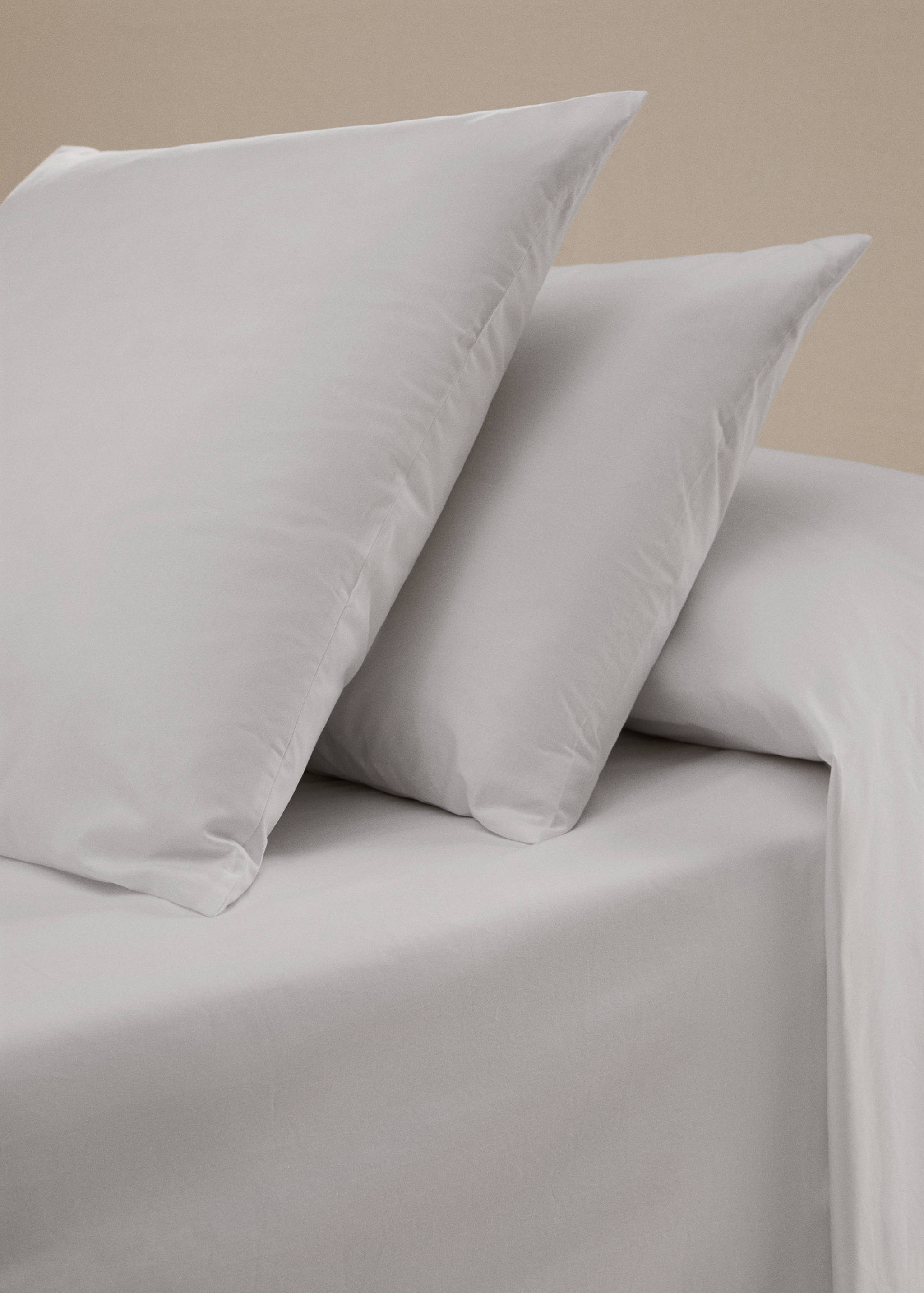 Percale cotton pillow case 60x60cm - General plane