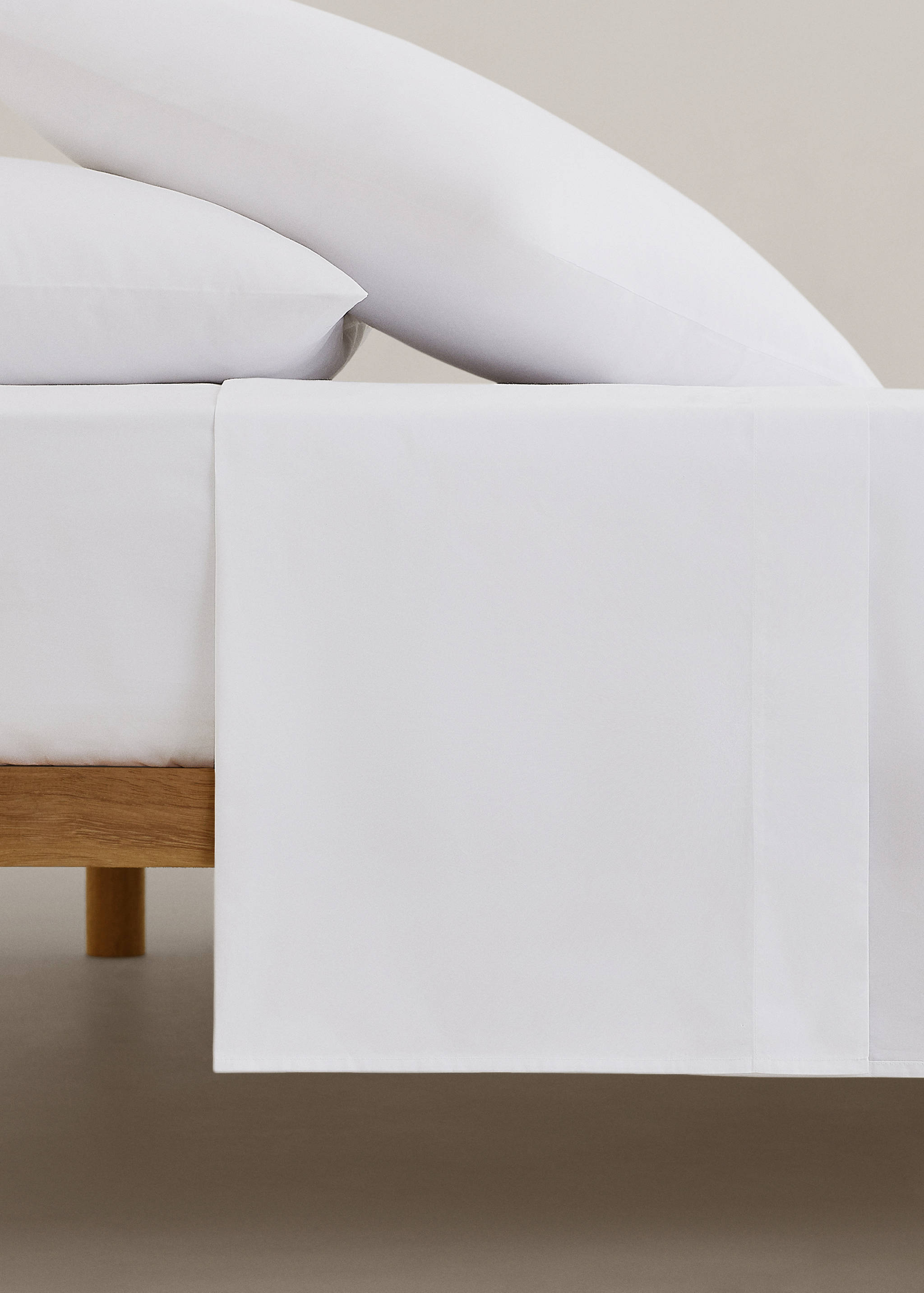 Percale cotton top sheet 150cm - Article without model