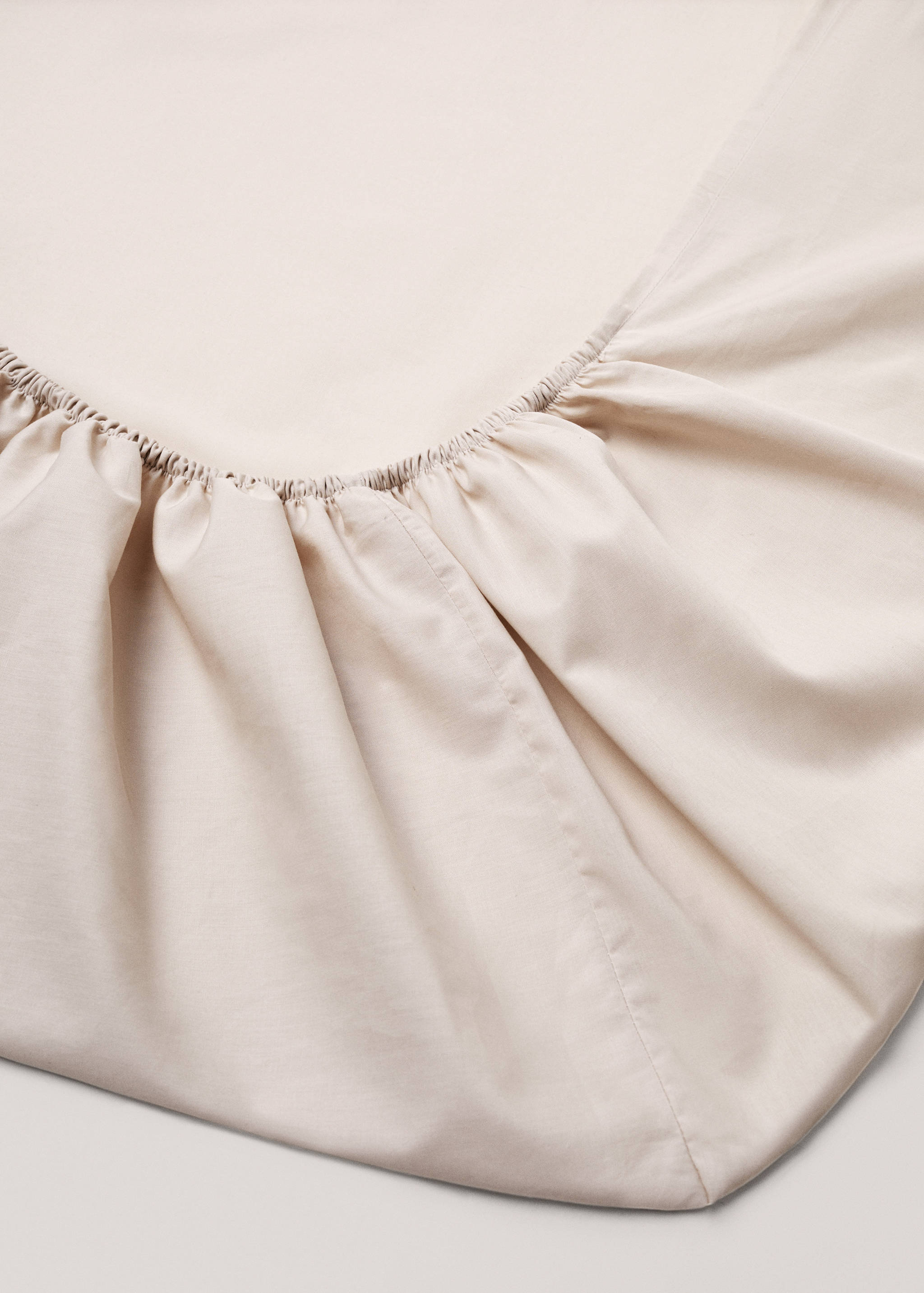 Cotton fitted sheet for queen bed - Details of the article 1