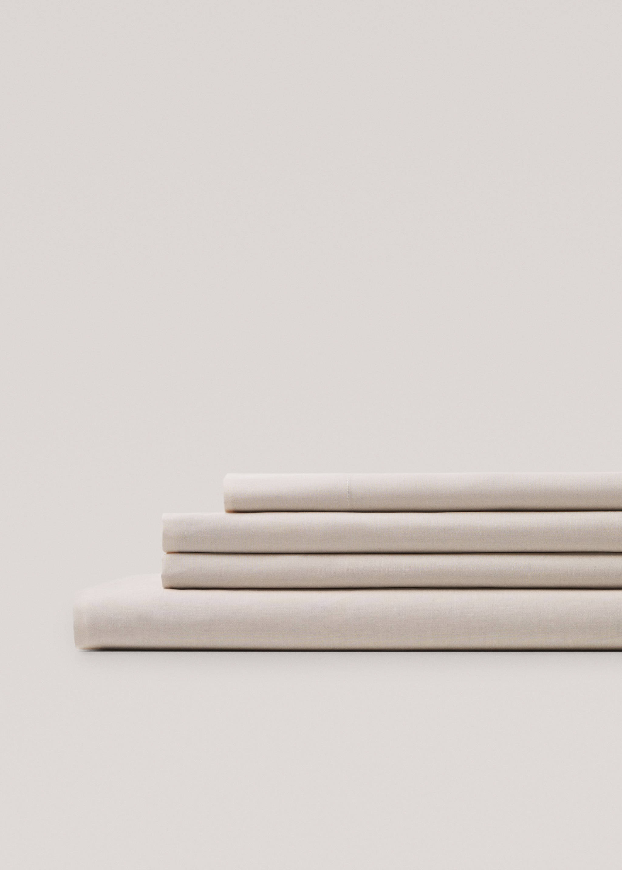 Cotton fitted sheet for queen bed - Details of the article 2