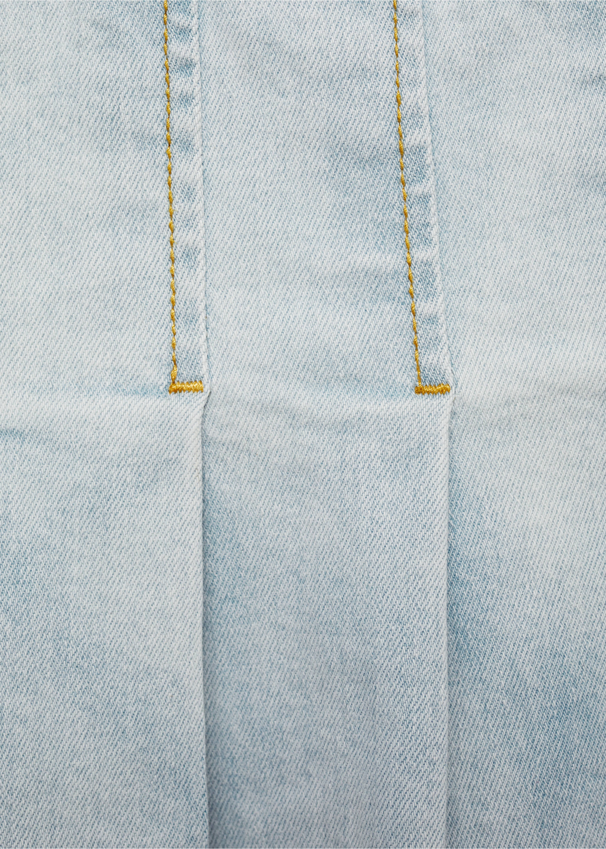 Denim mini-skirt - Details of the article 0, Blue. Ref: 77011507-00.