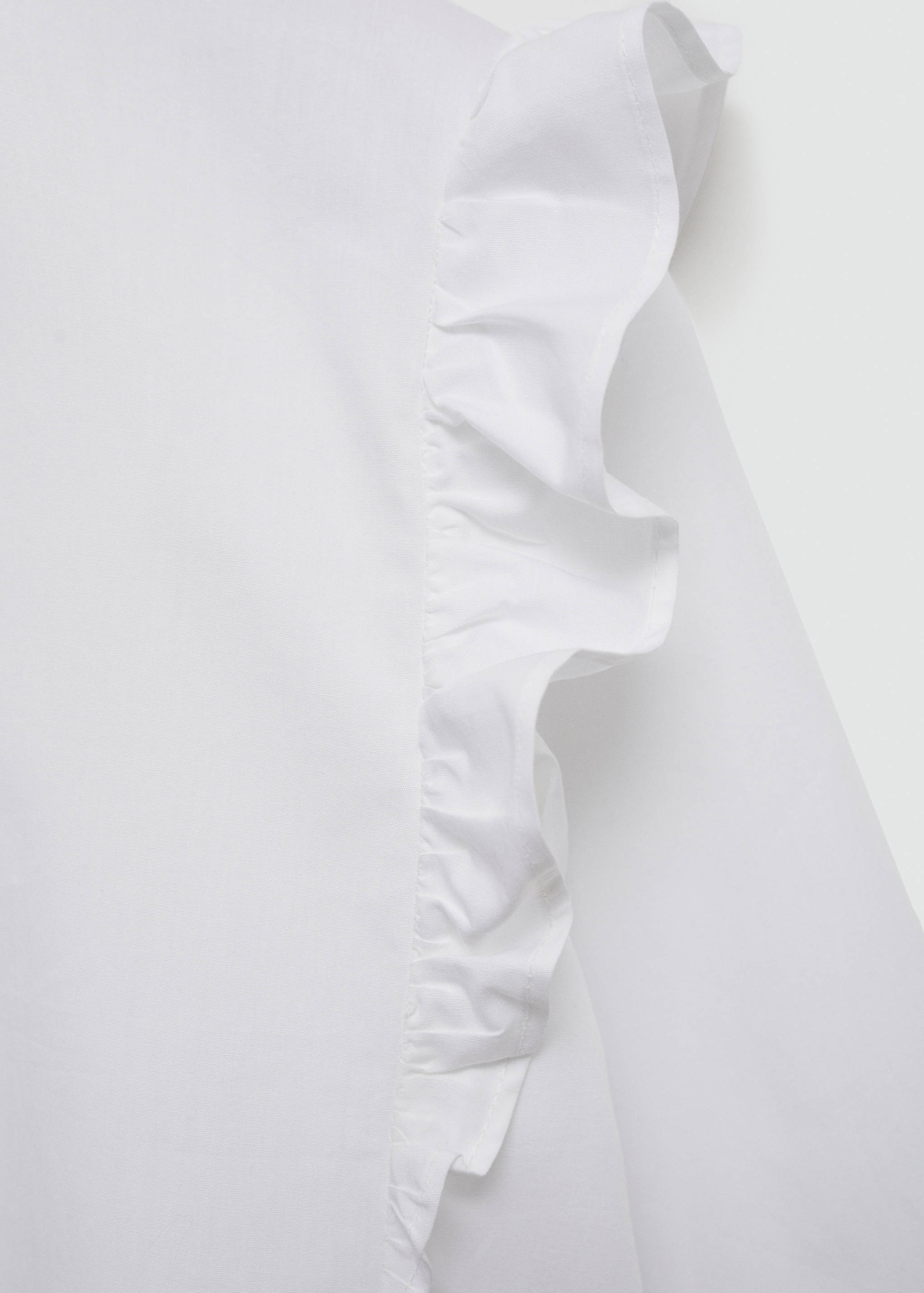 Ruffled cotton shirt - Details of the article 8