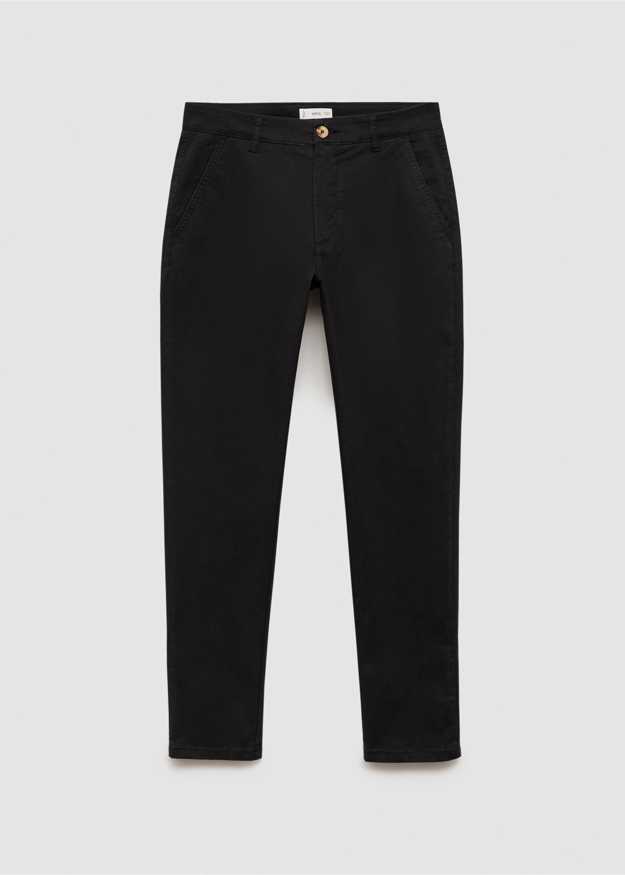 Pantalón chino algodón - Artículo sin modelo, Negro. Ref: 77011510-00.