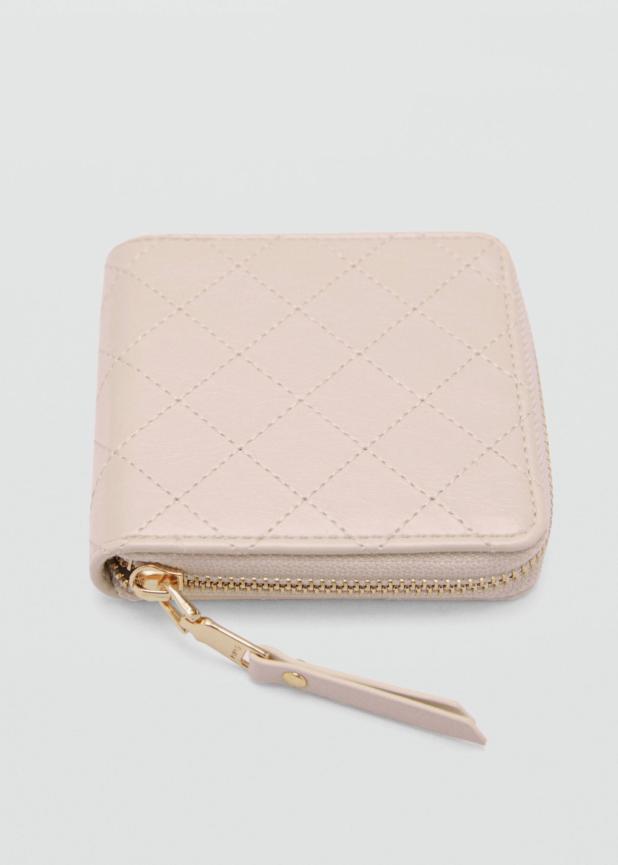 Wallet with decorative stitching - Medium plane