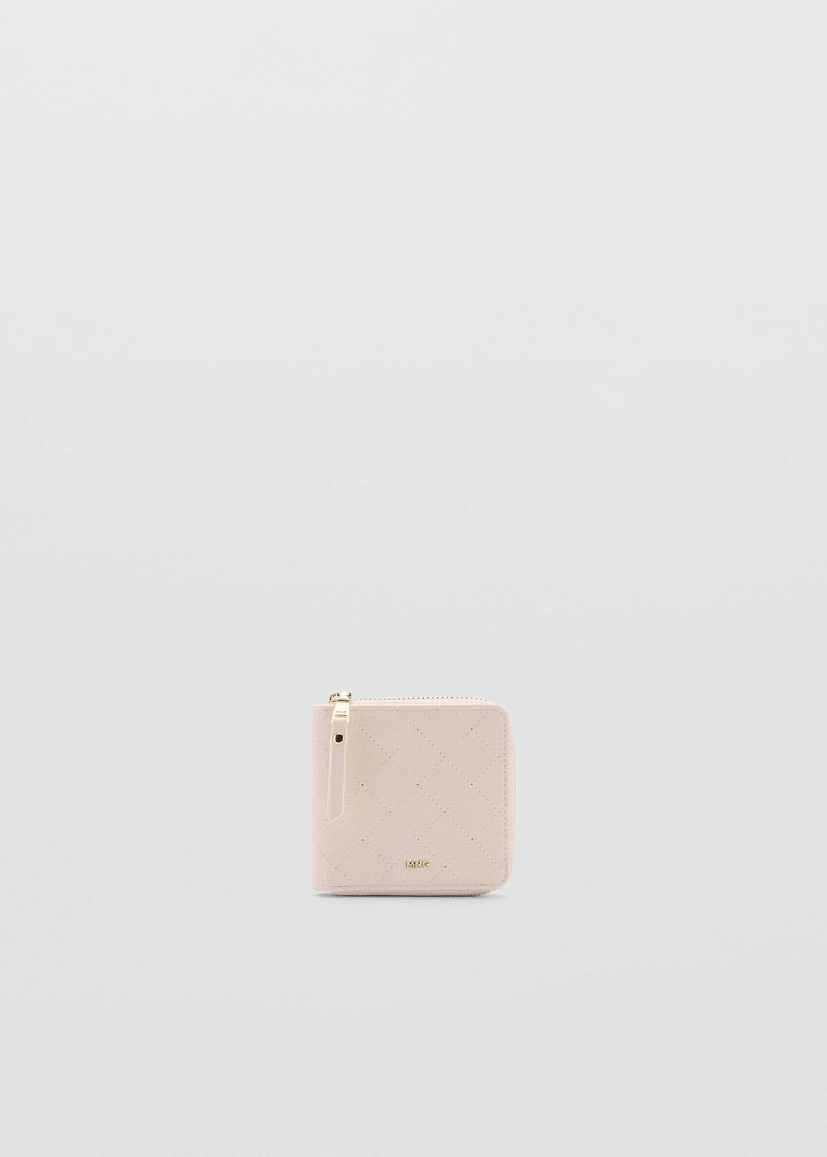Wallet with decorative stitching — Off White