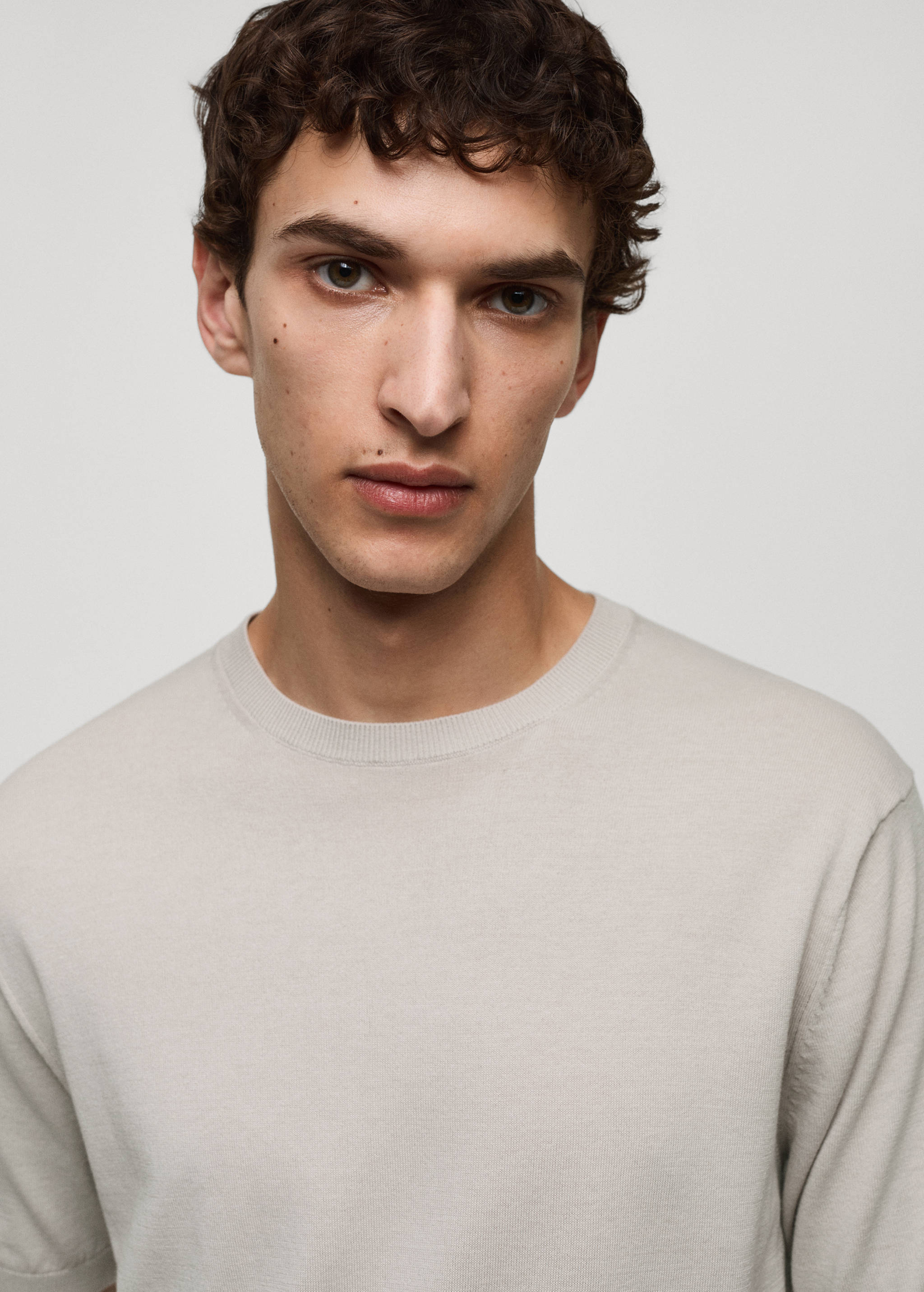 100% cotton knitted t-shirt - Details of the article 1