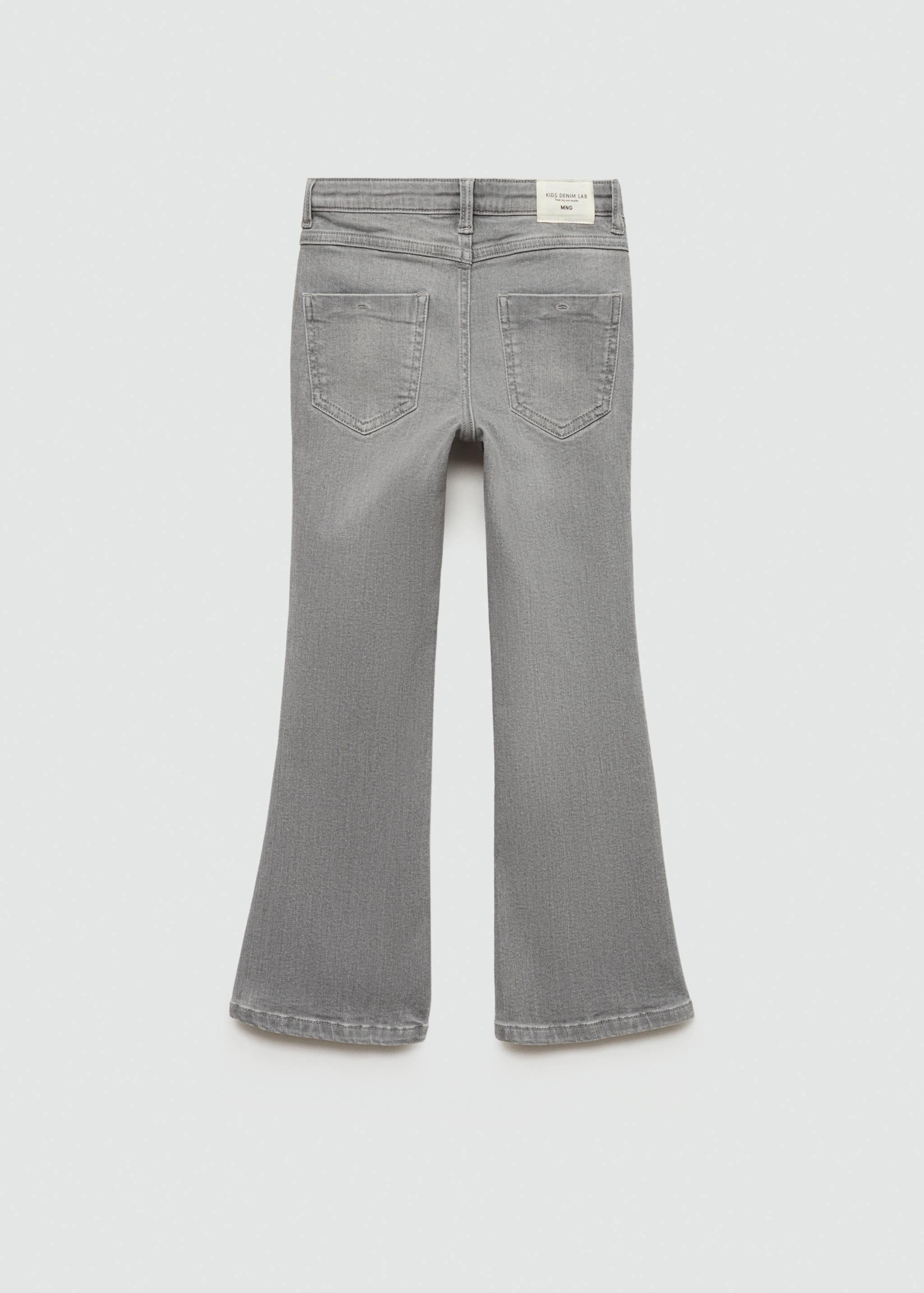 Flared jeans with pocket - Reverse of the article