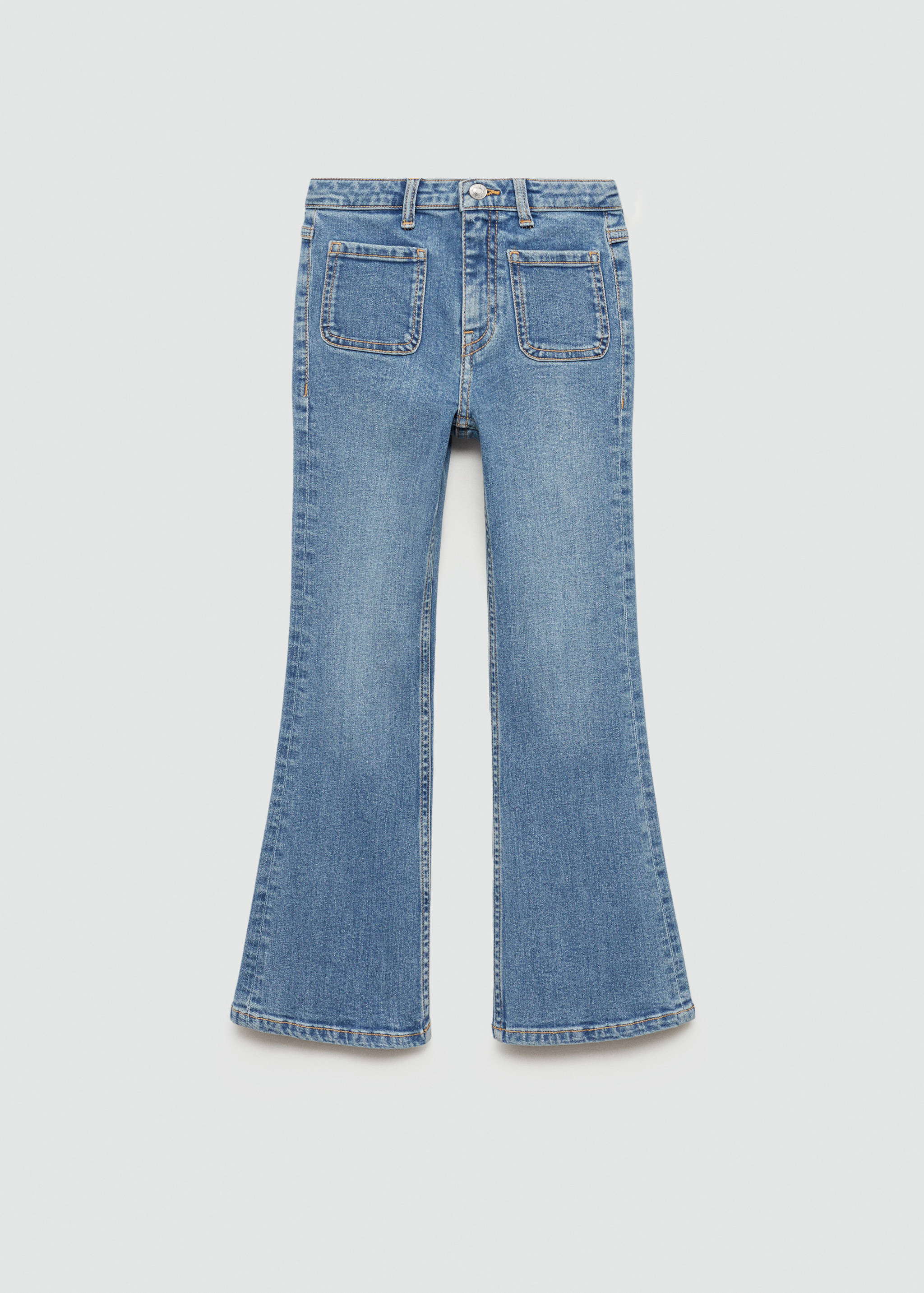 Flared jeans with pocket - Article without model