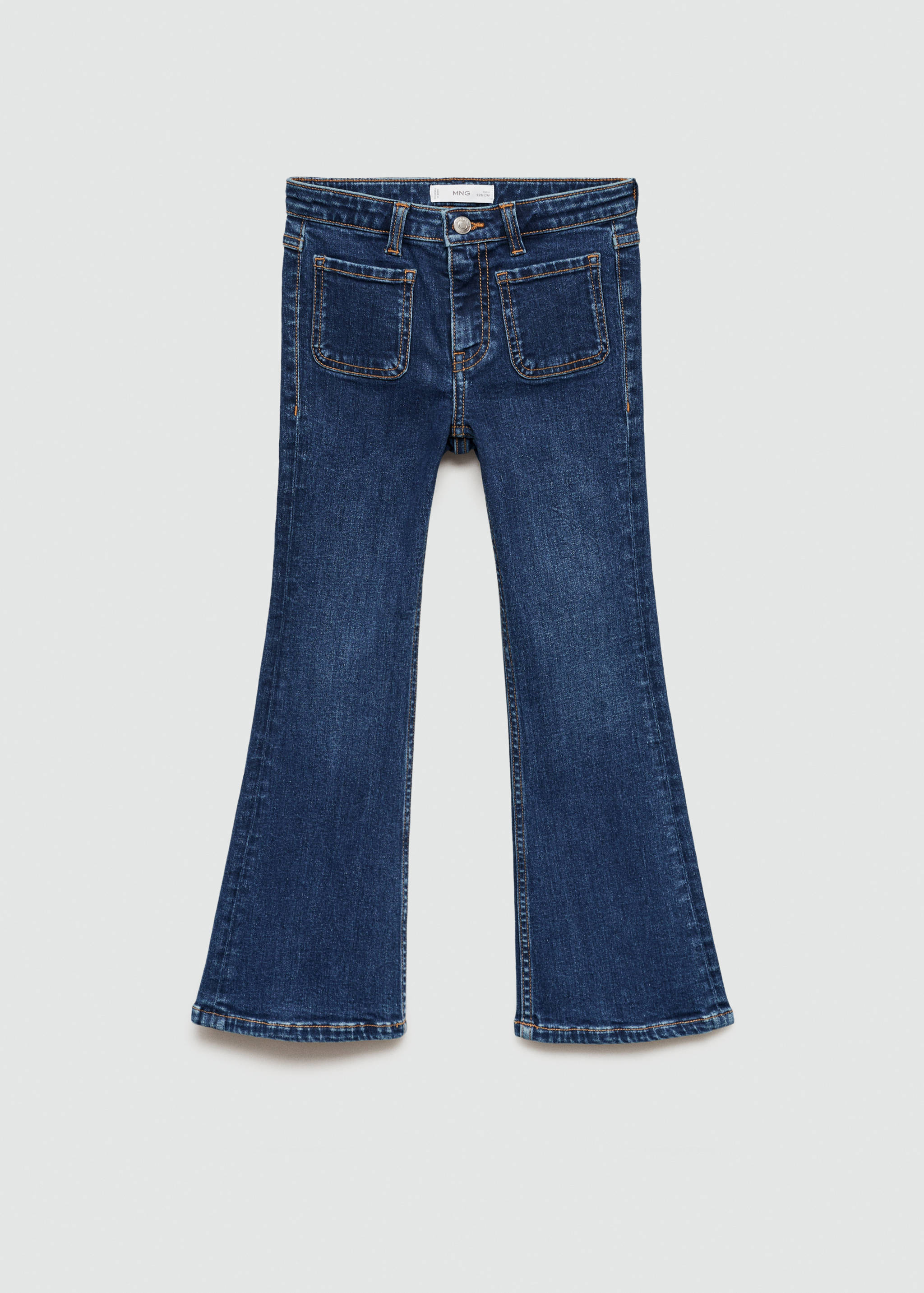 Flared jeans with pocket - Article without model