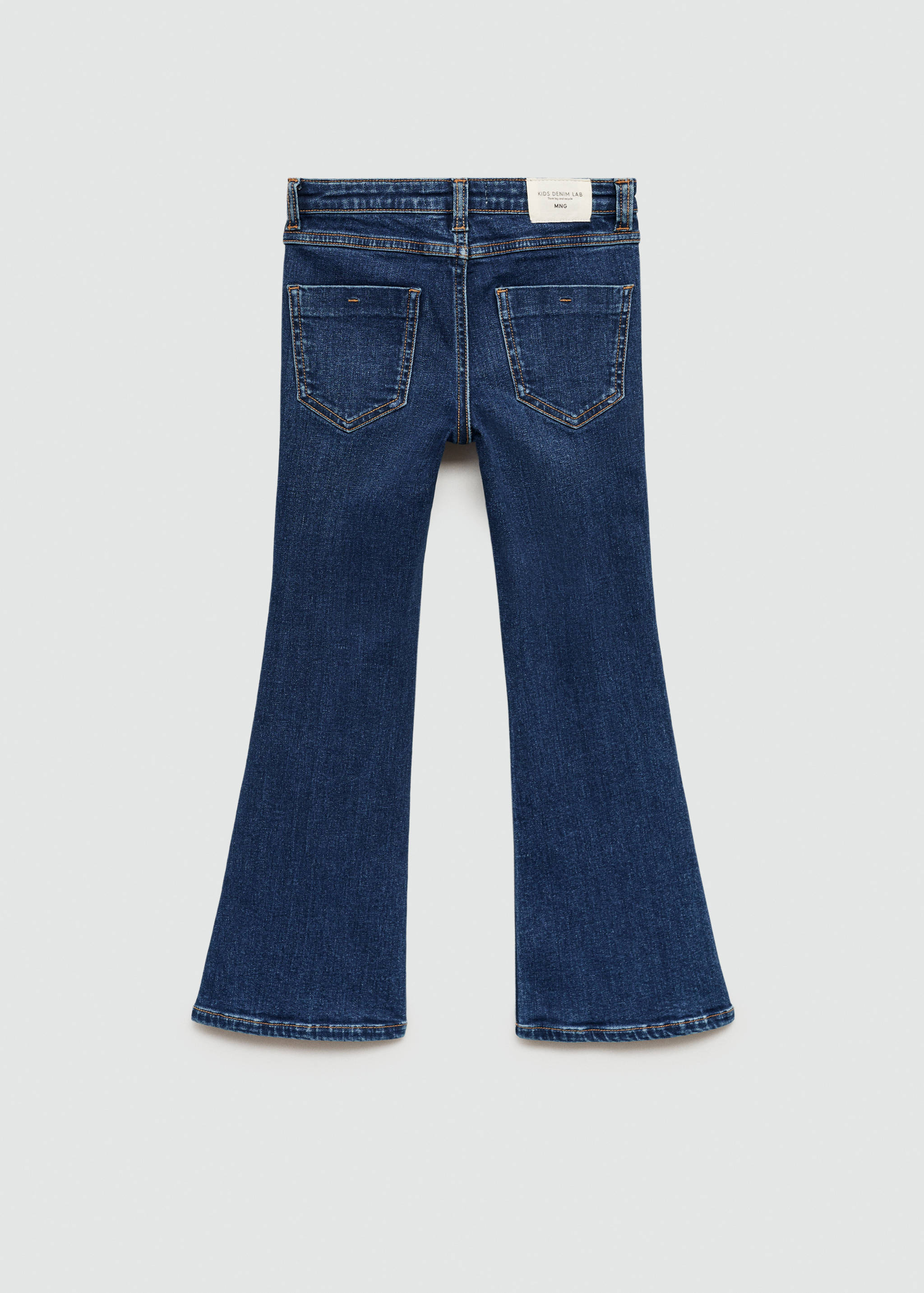 Flared jeans with pocket - Reverse of the article