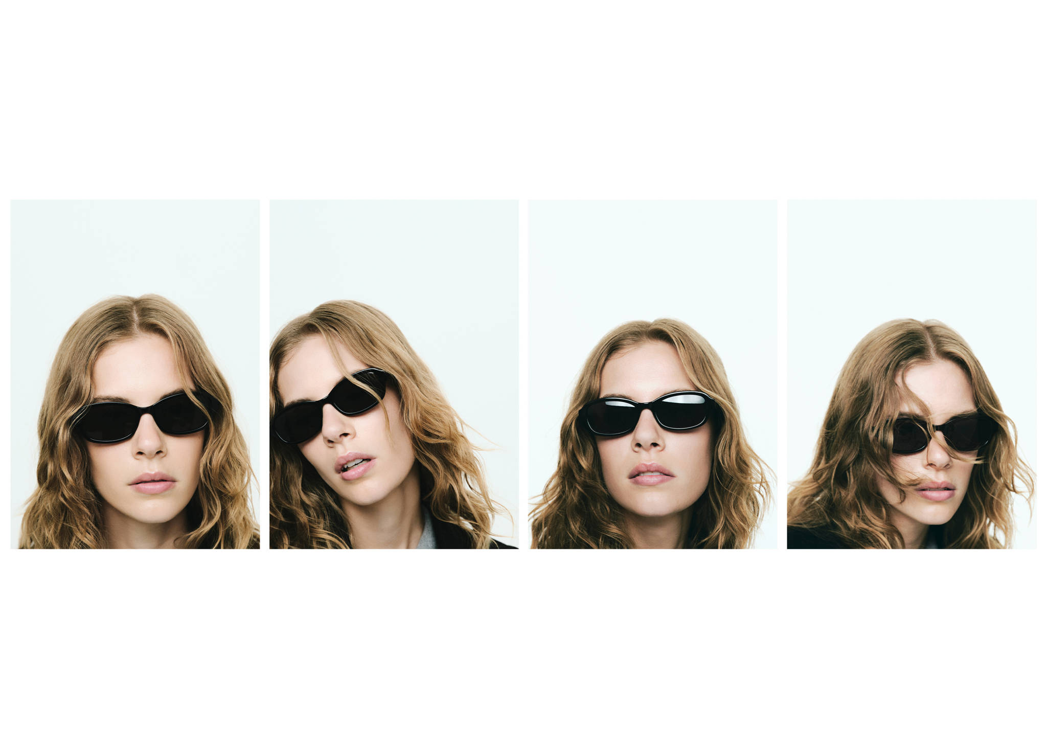 Rectangular sunglasses - Panoramic plane