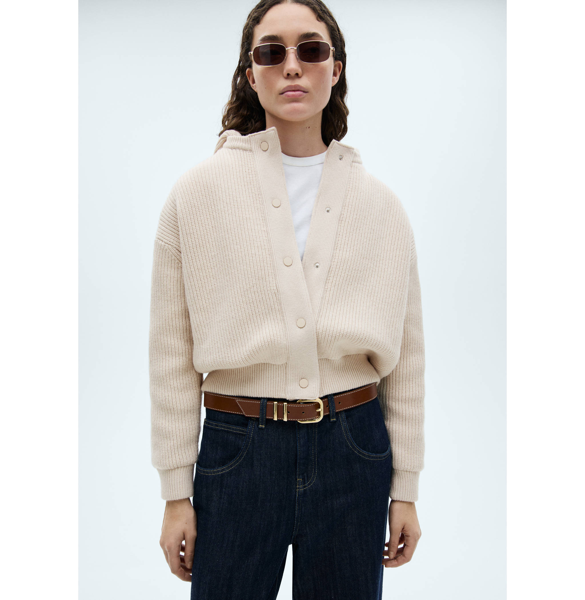 Lunettes de soleil monture métallique - Plan général