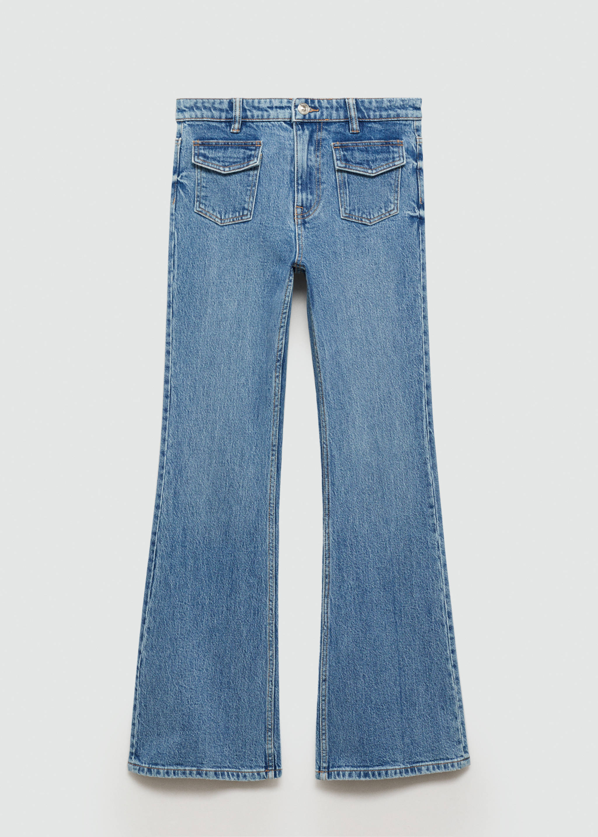 Flared jeans with pocket - Article without model
