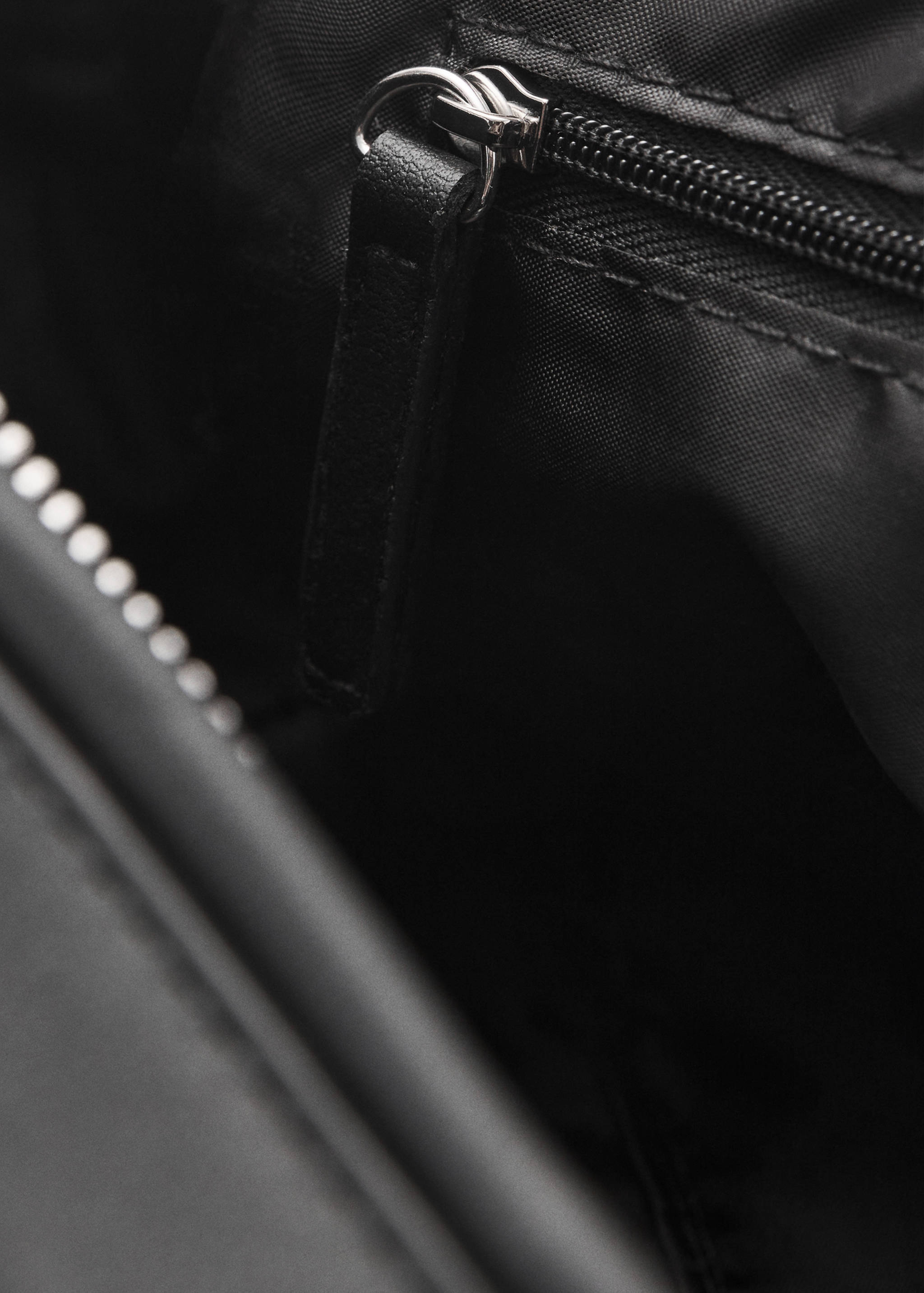 Trousse cuir foulé zip - Détail de l'article 2