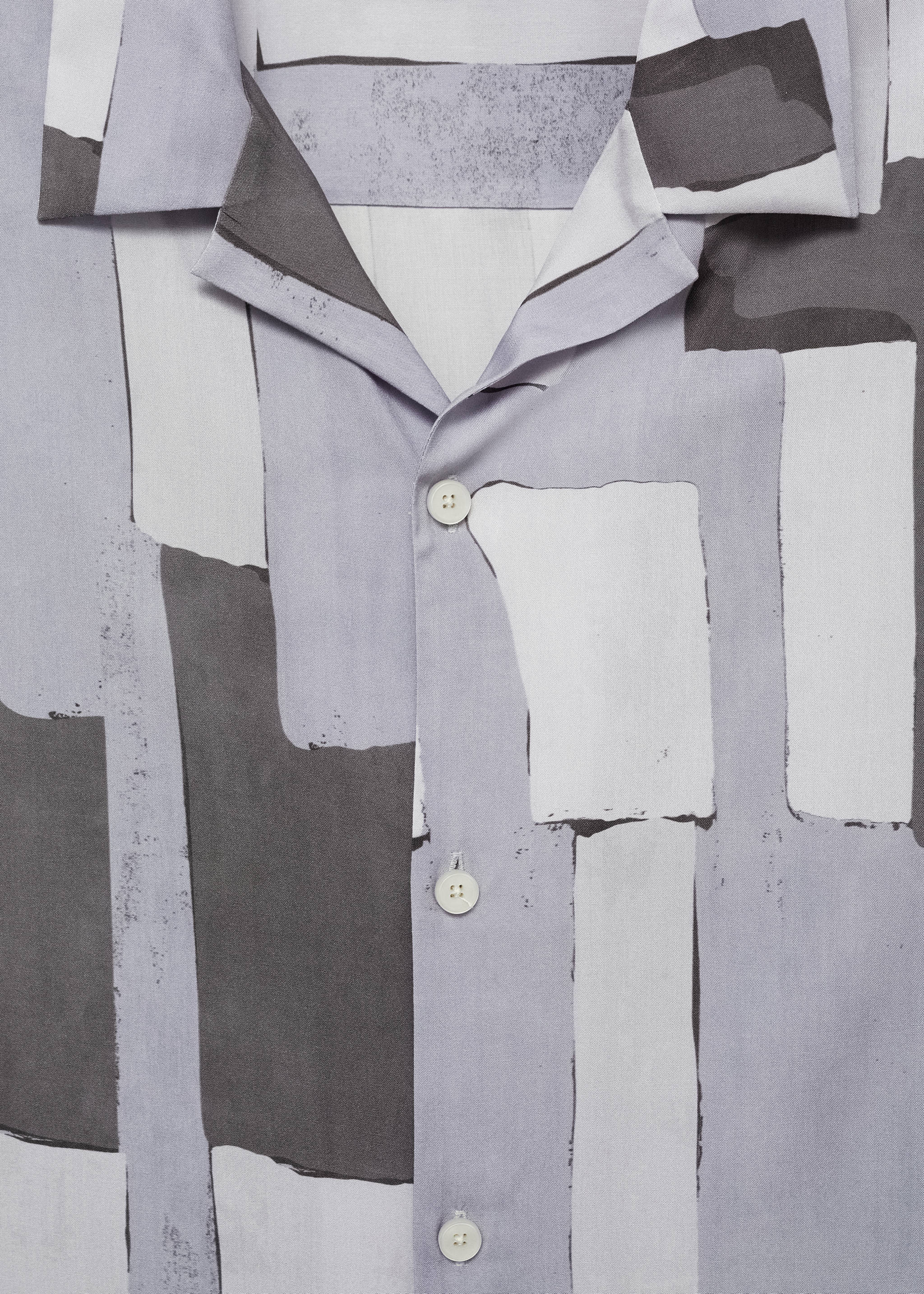 Soepelvallend bedrukt regular-fit overhemd - Detail van het artikel 8