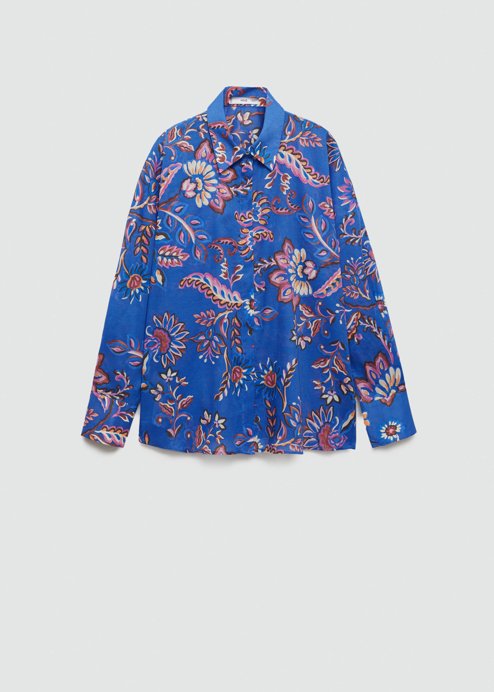 Flowy floral print shirt - Article without model