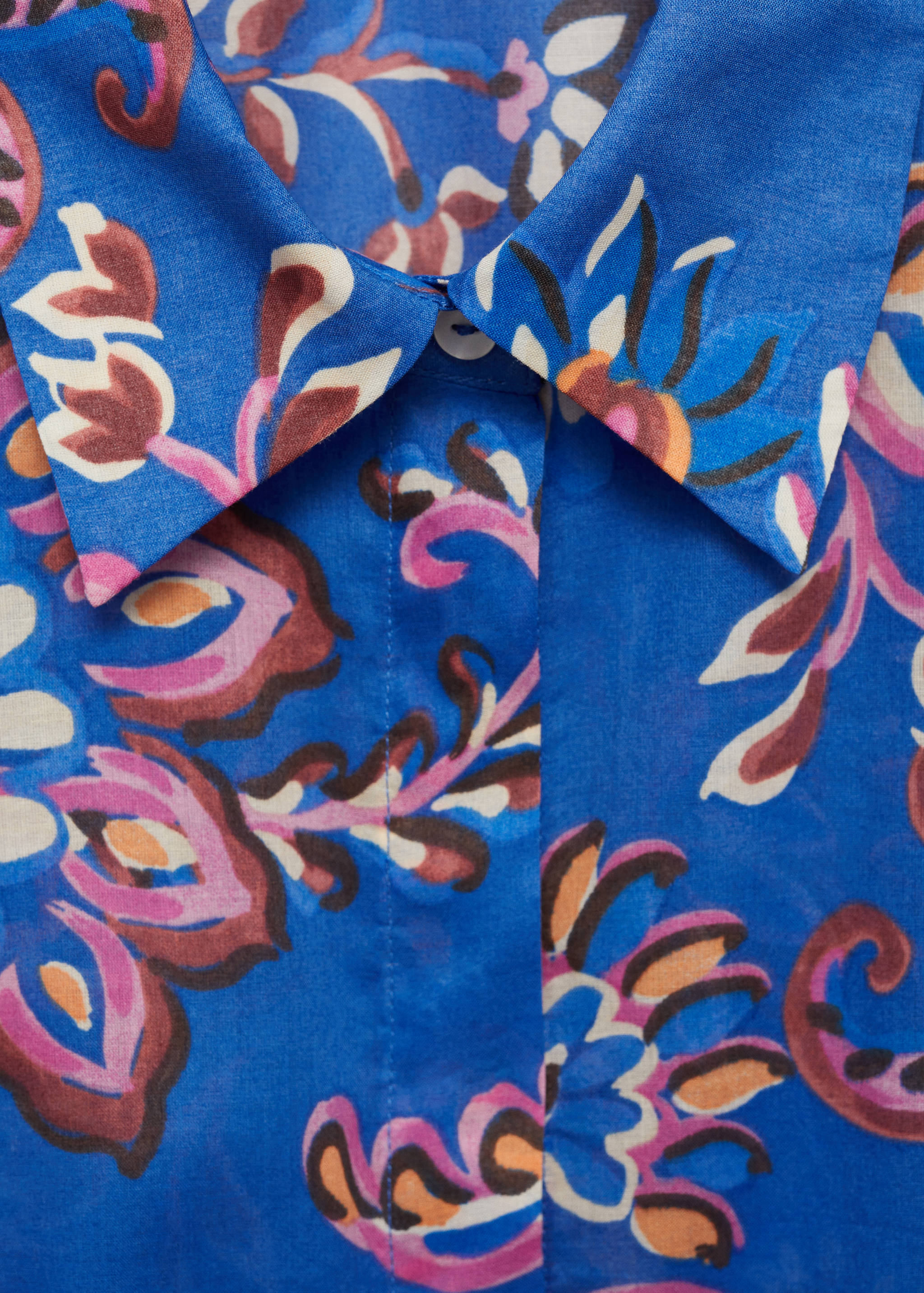 Flowy floral print shirt - Details of the article 8