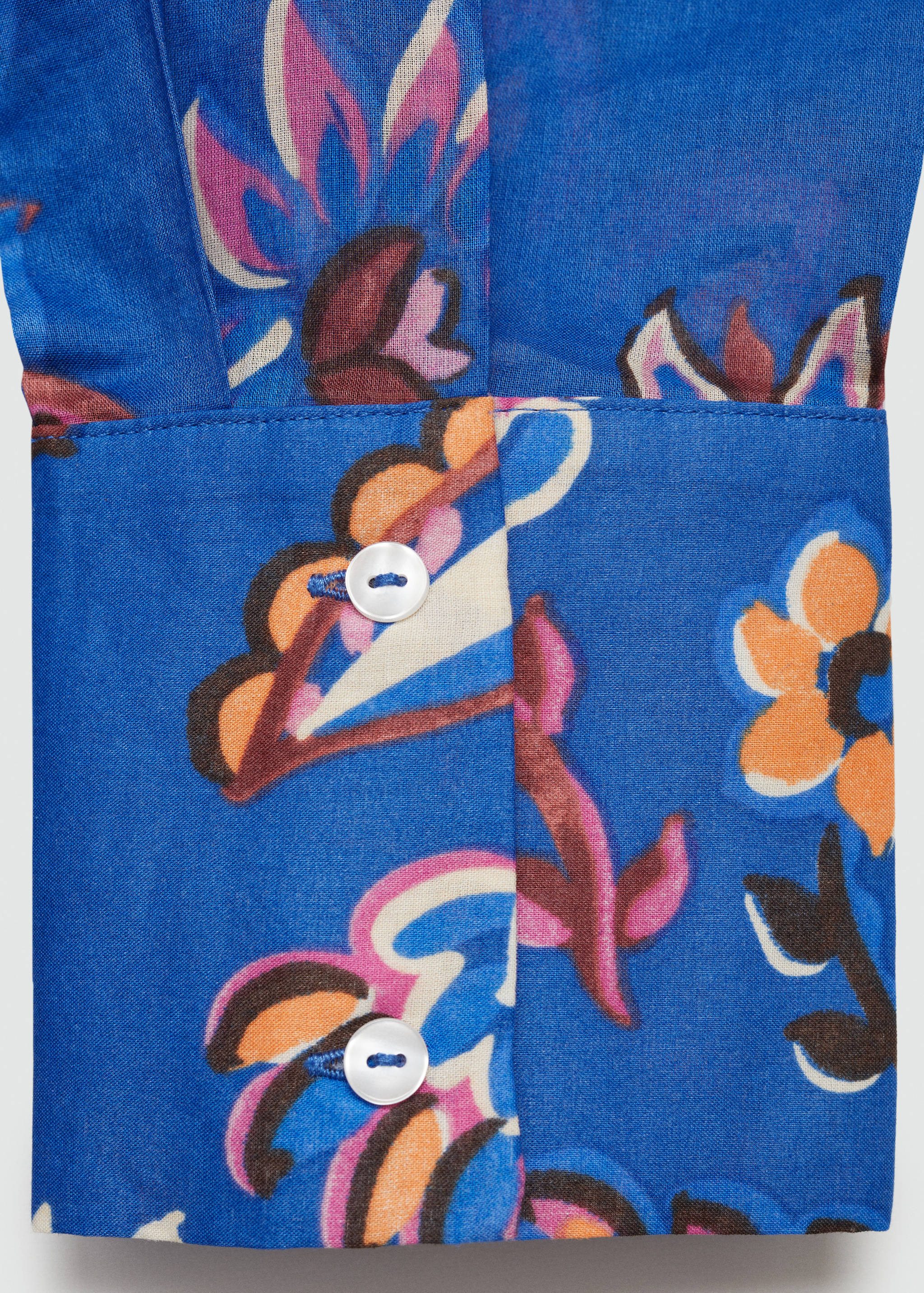 Flowy floral print shirt - Details of the article 0