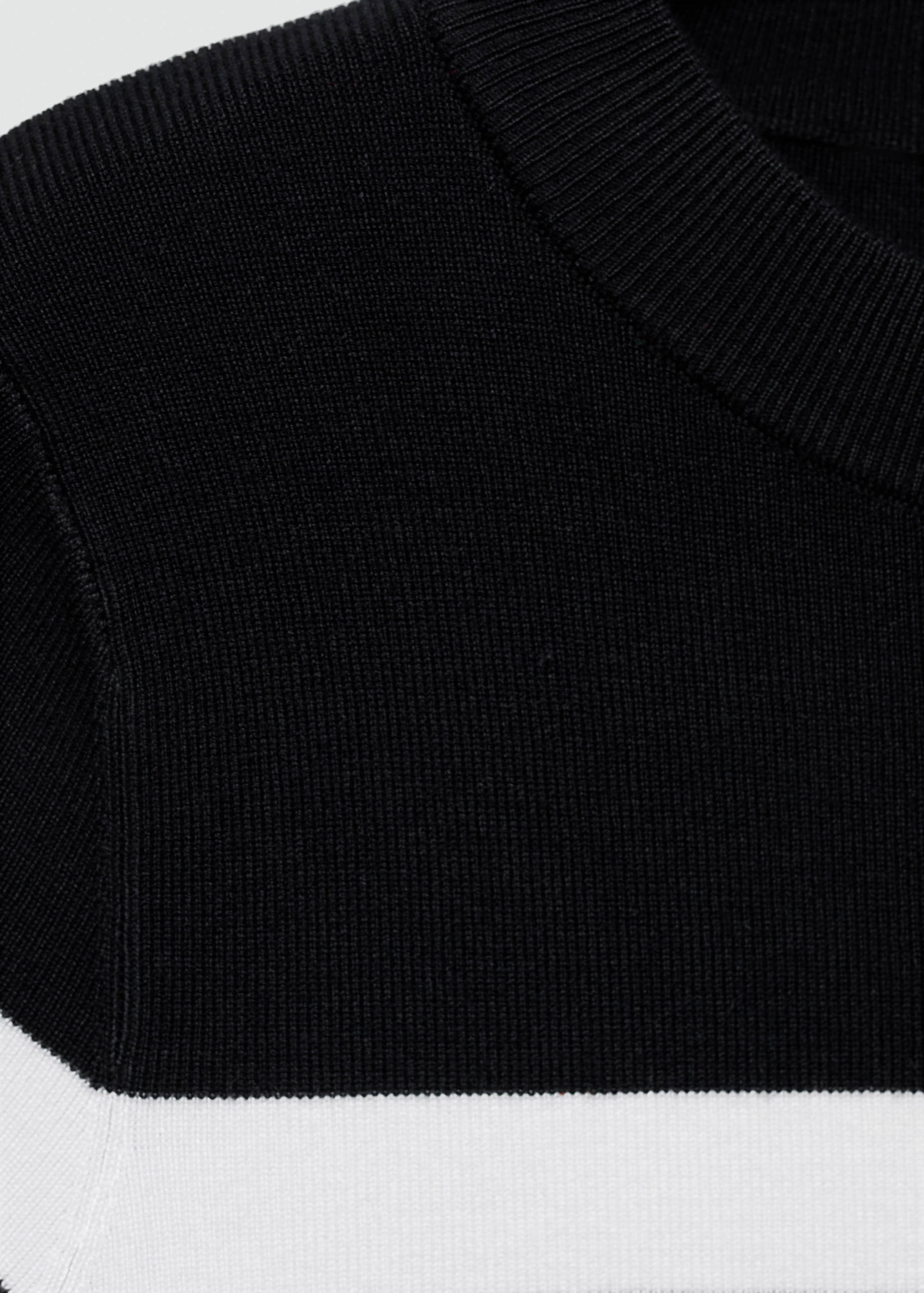 Knit striped sweater - Details of the article 0