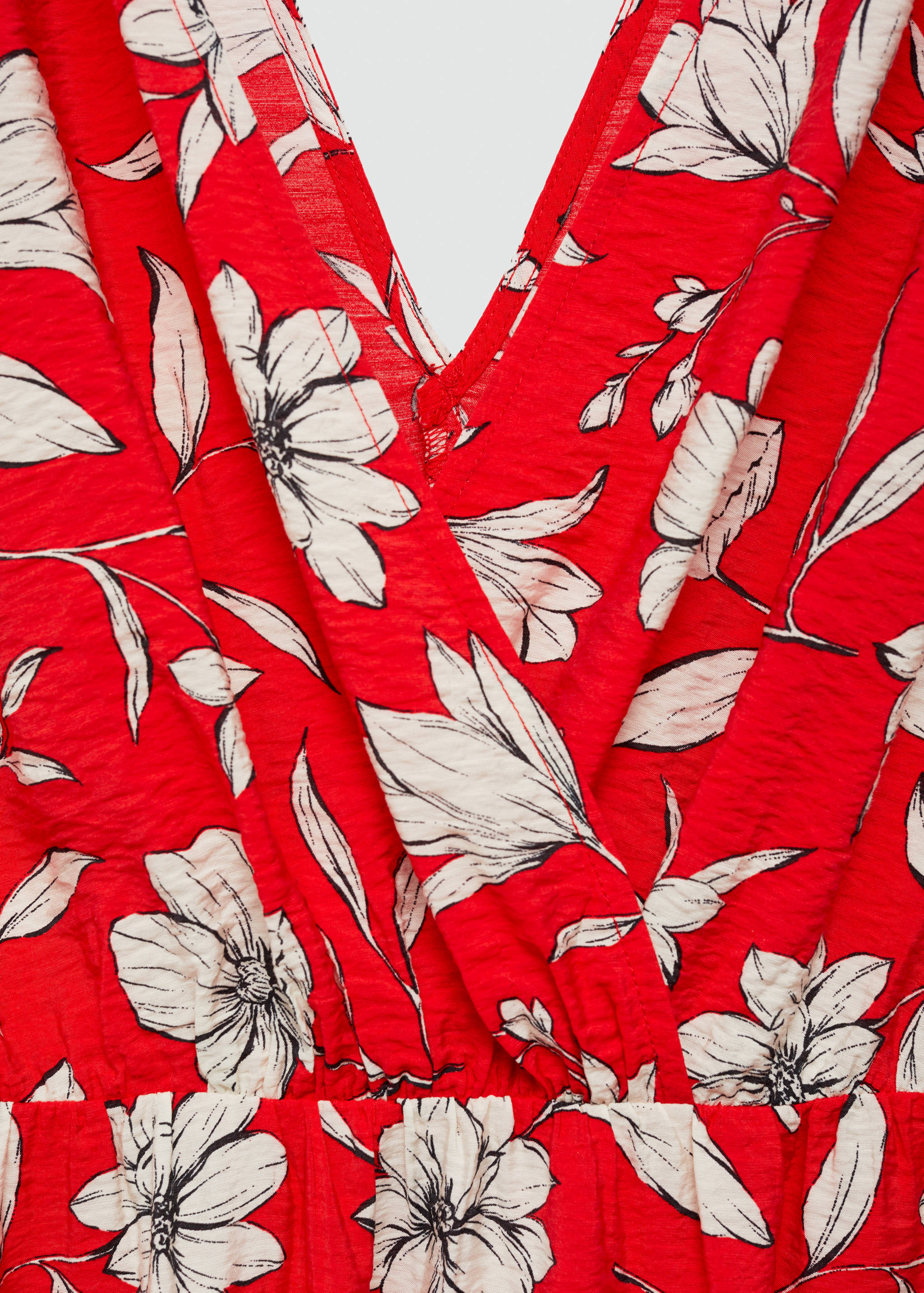 Long printed dress - Details of the article 0