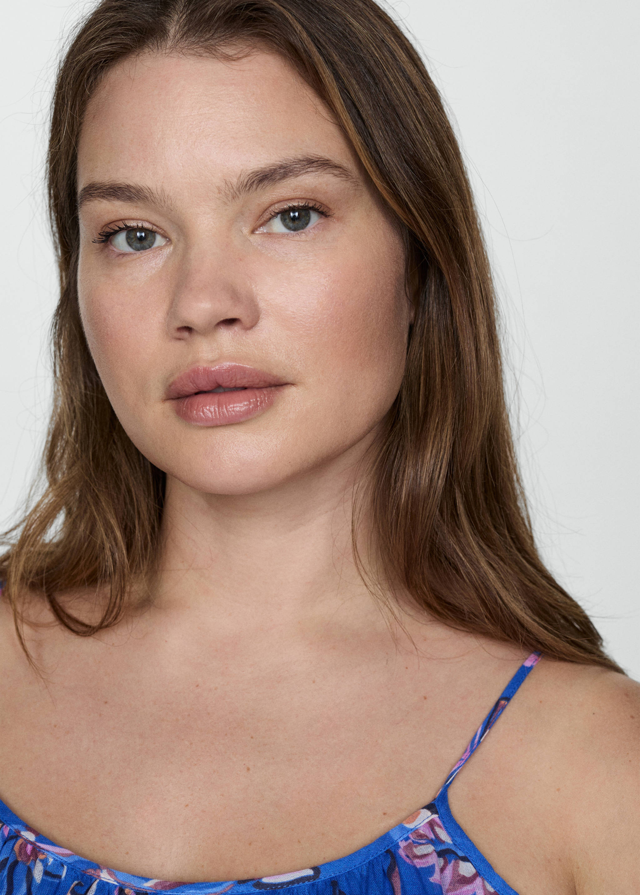 Vestido largo estampado floral - Detalle del artículo 4