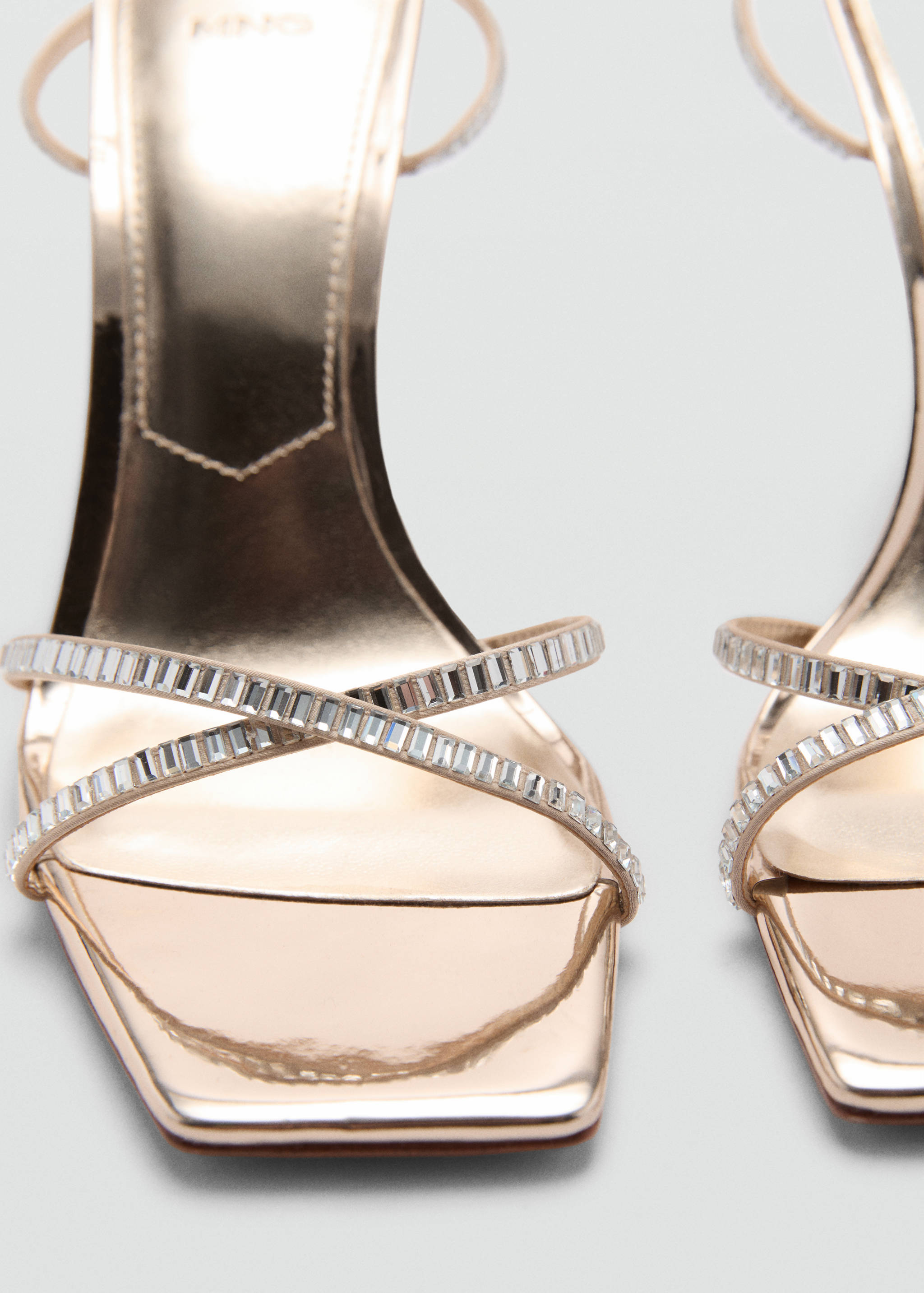 Sandales talon lanière strass - Détail de l'article 2