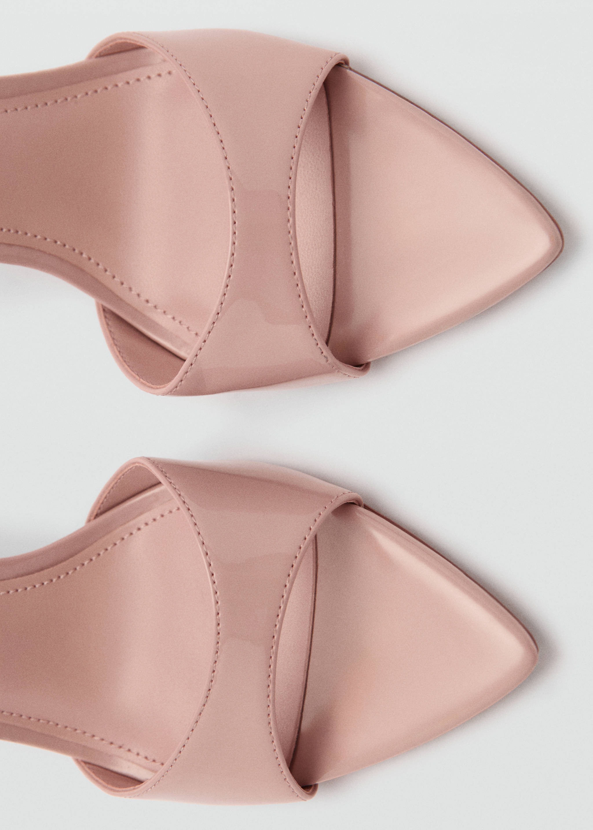 绕踝束带高跟凉鞋 - null