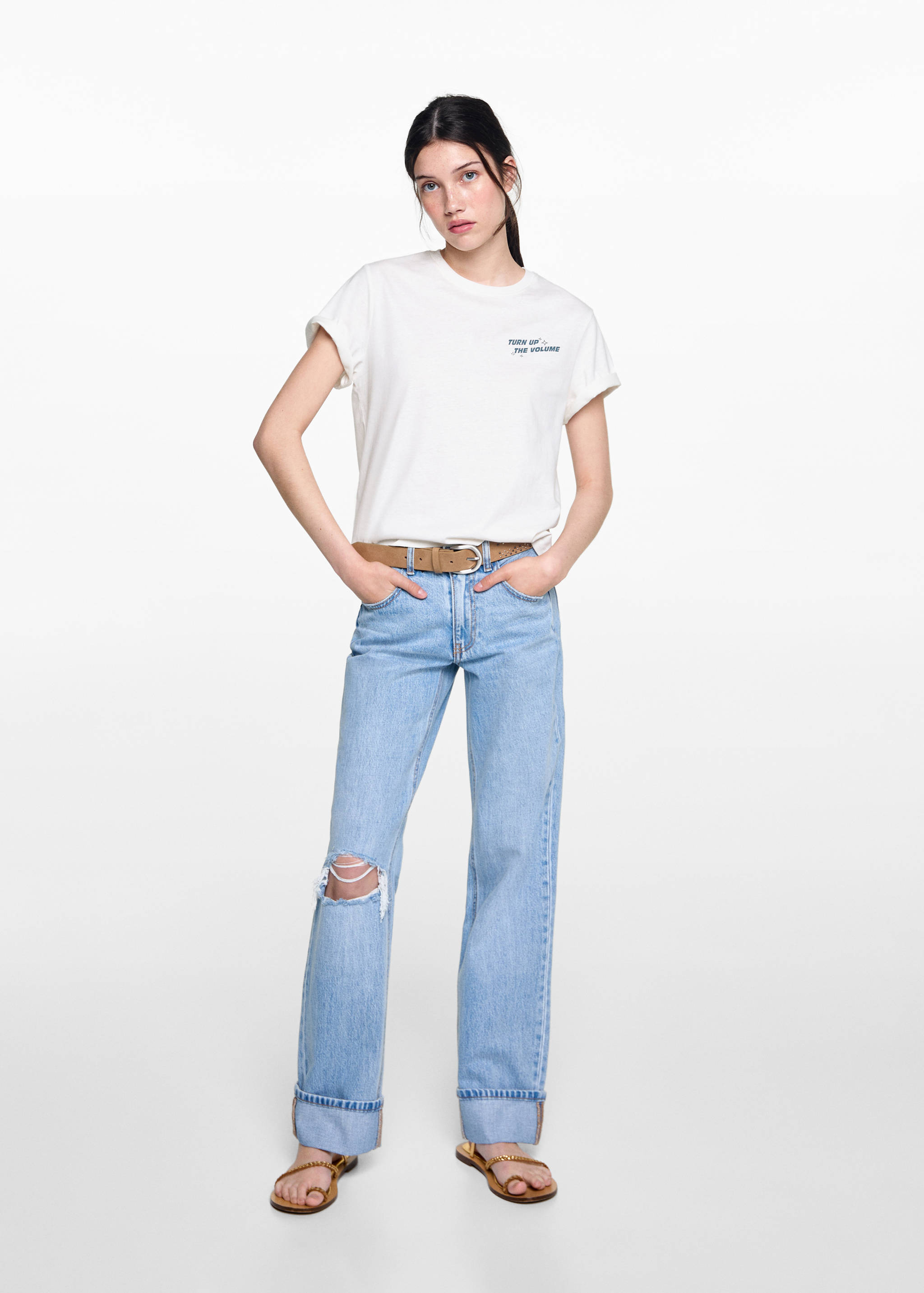 Camiseta estampada algodón - Plano general