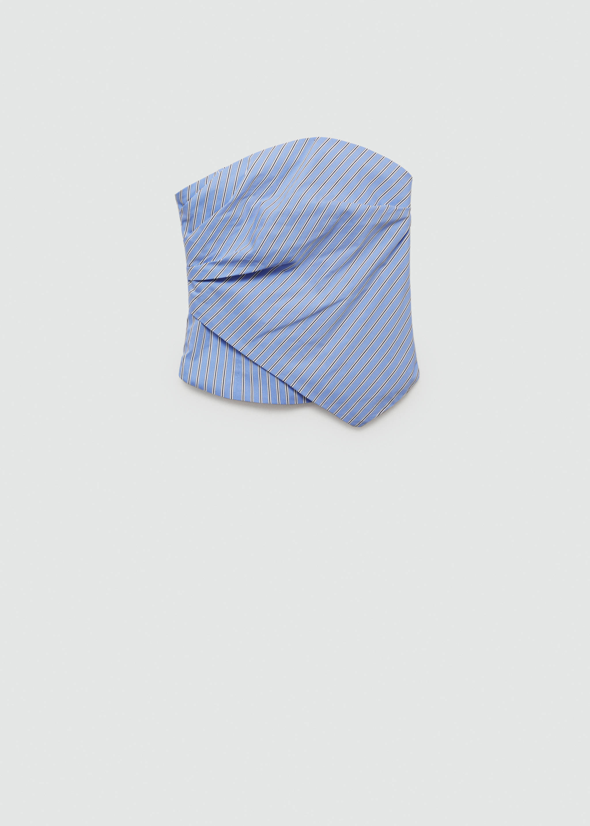 Striped strapless top - Article without model