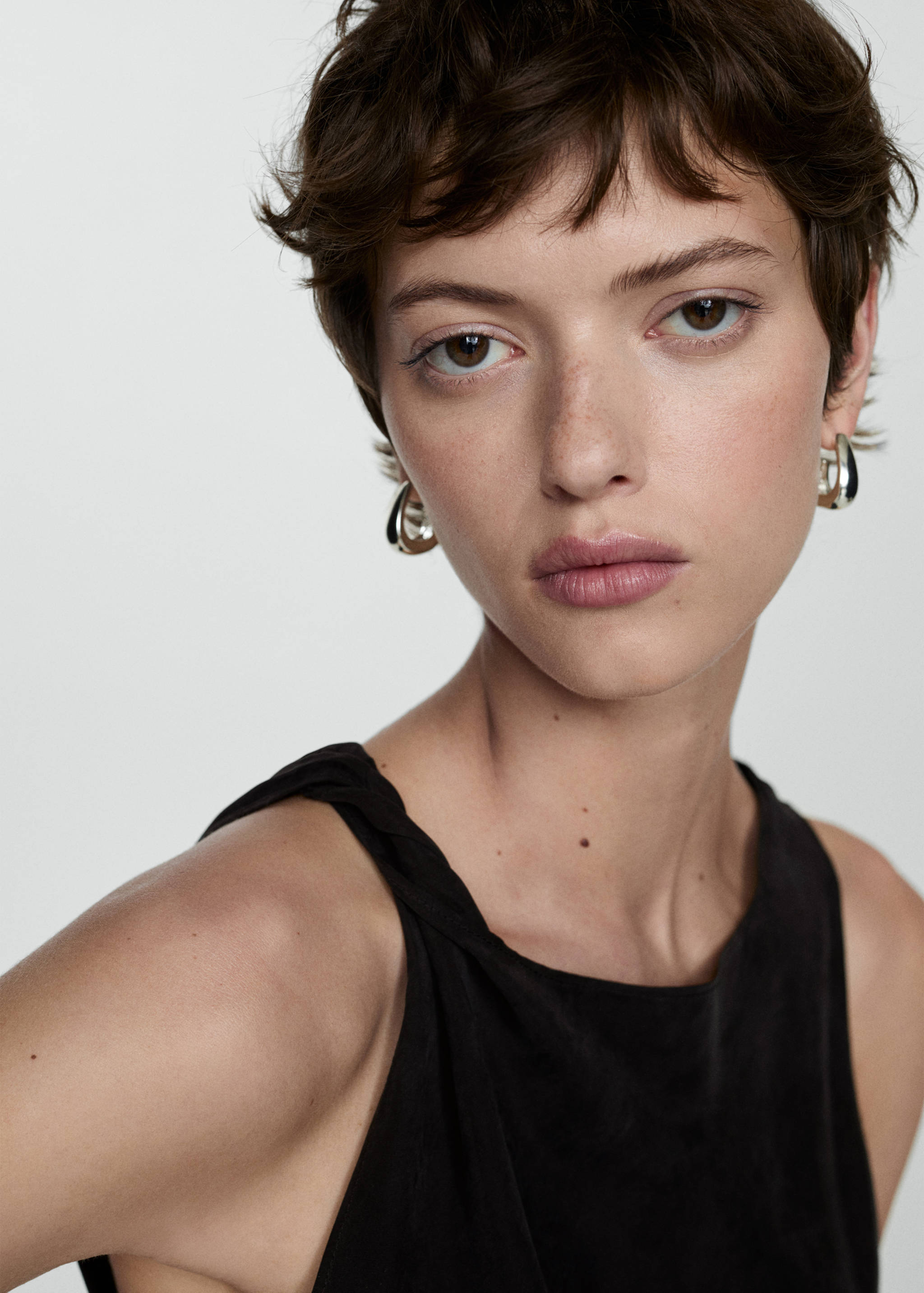 Robe cupro fente latérale - Détail de l'article 1