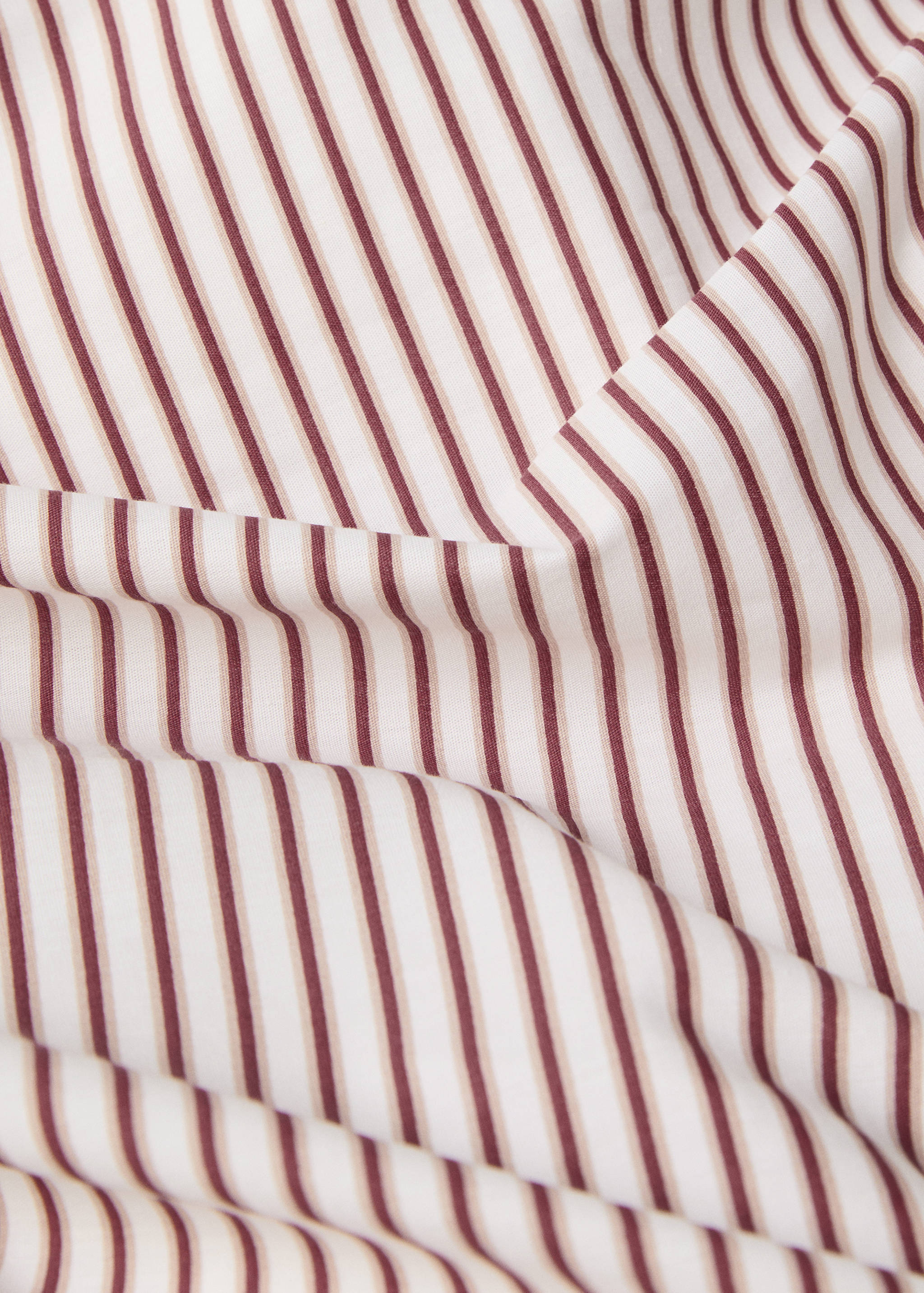Percale cotton striped duvet cover for 135cm bed - Details of the article 3