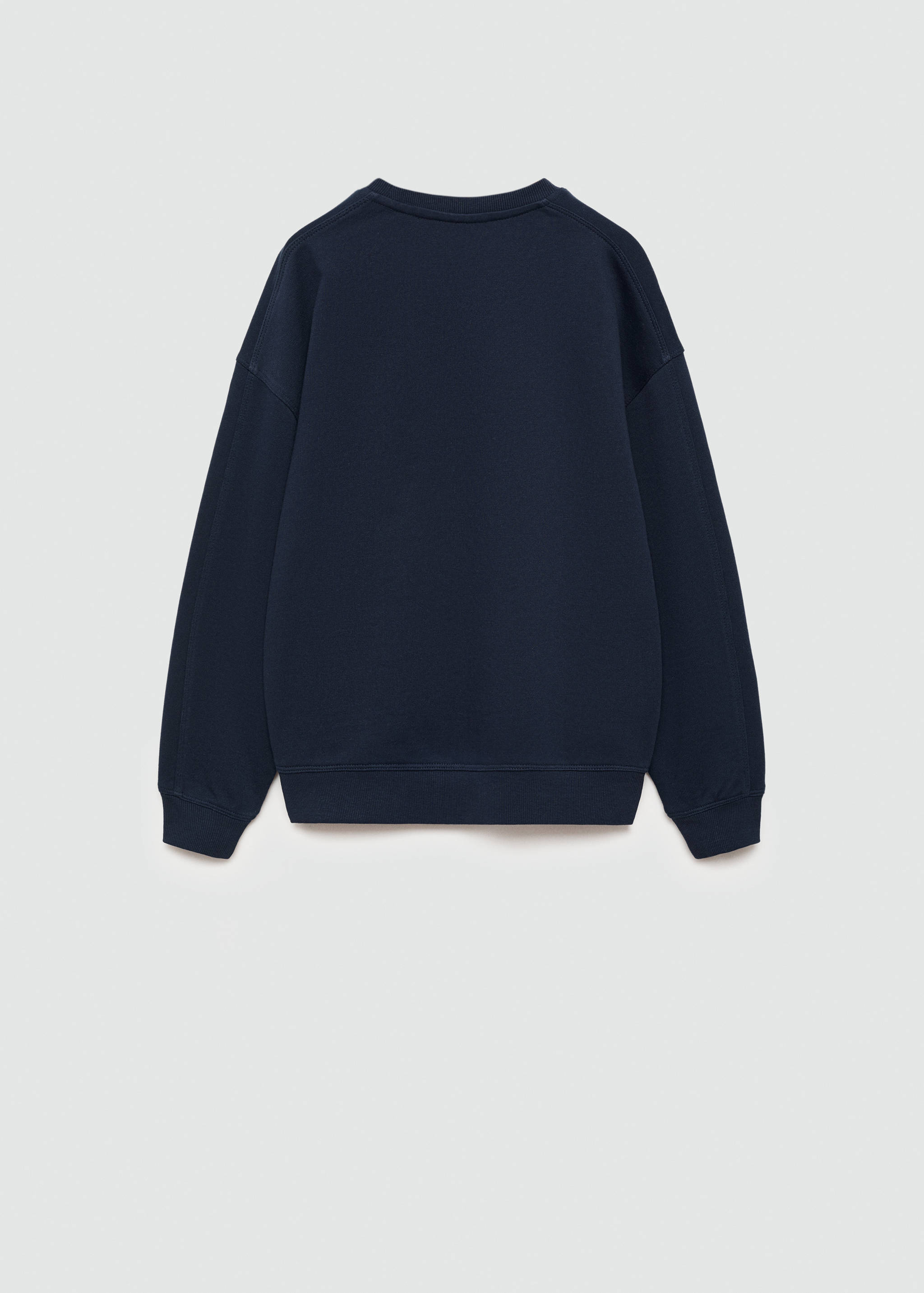Embroidered message sweatshirt - Reverse of the article